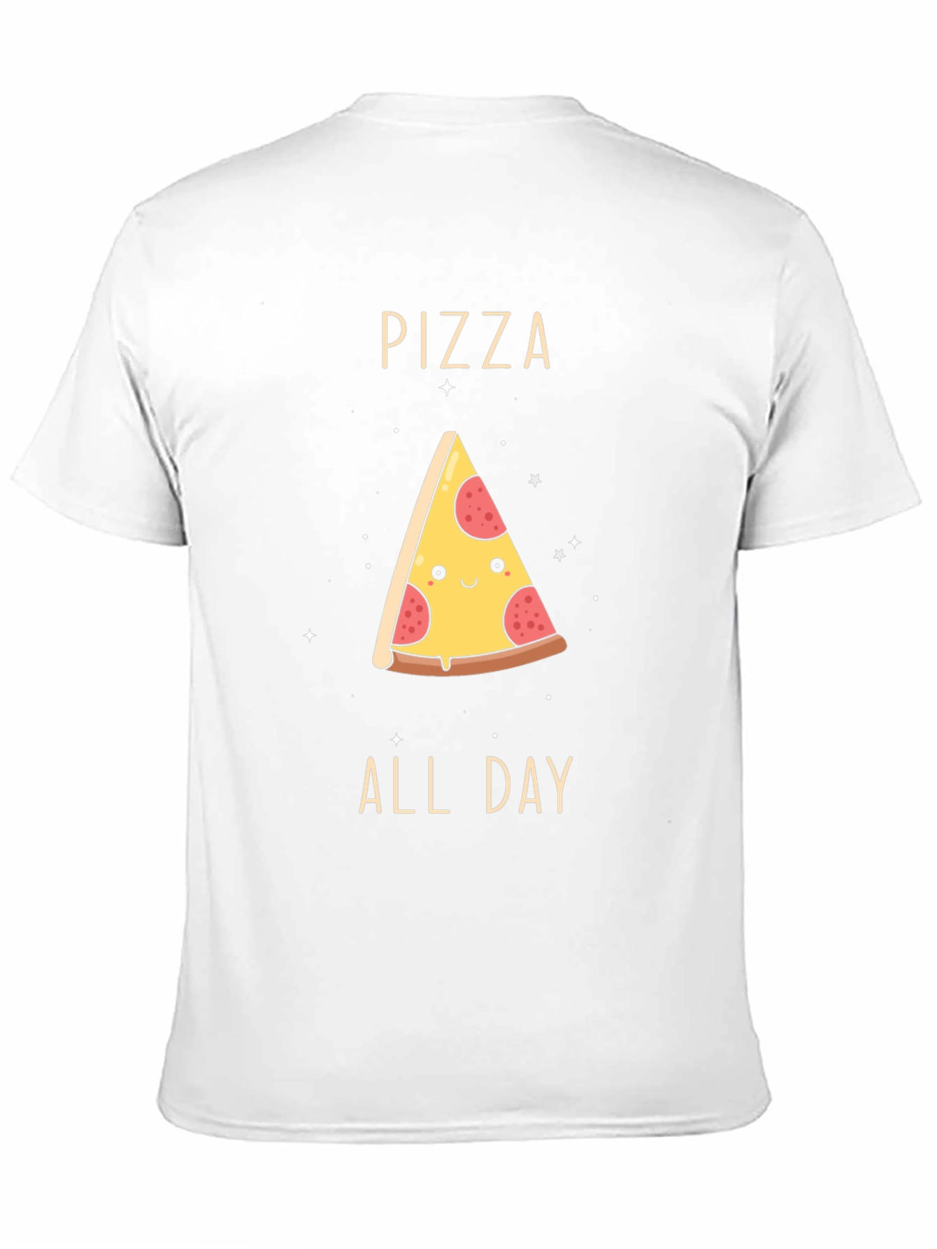 Black Pizza All Day Graphic T-Shirt view 11