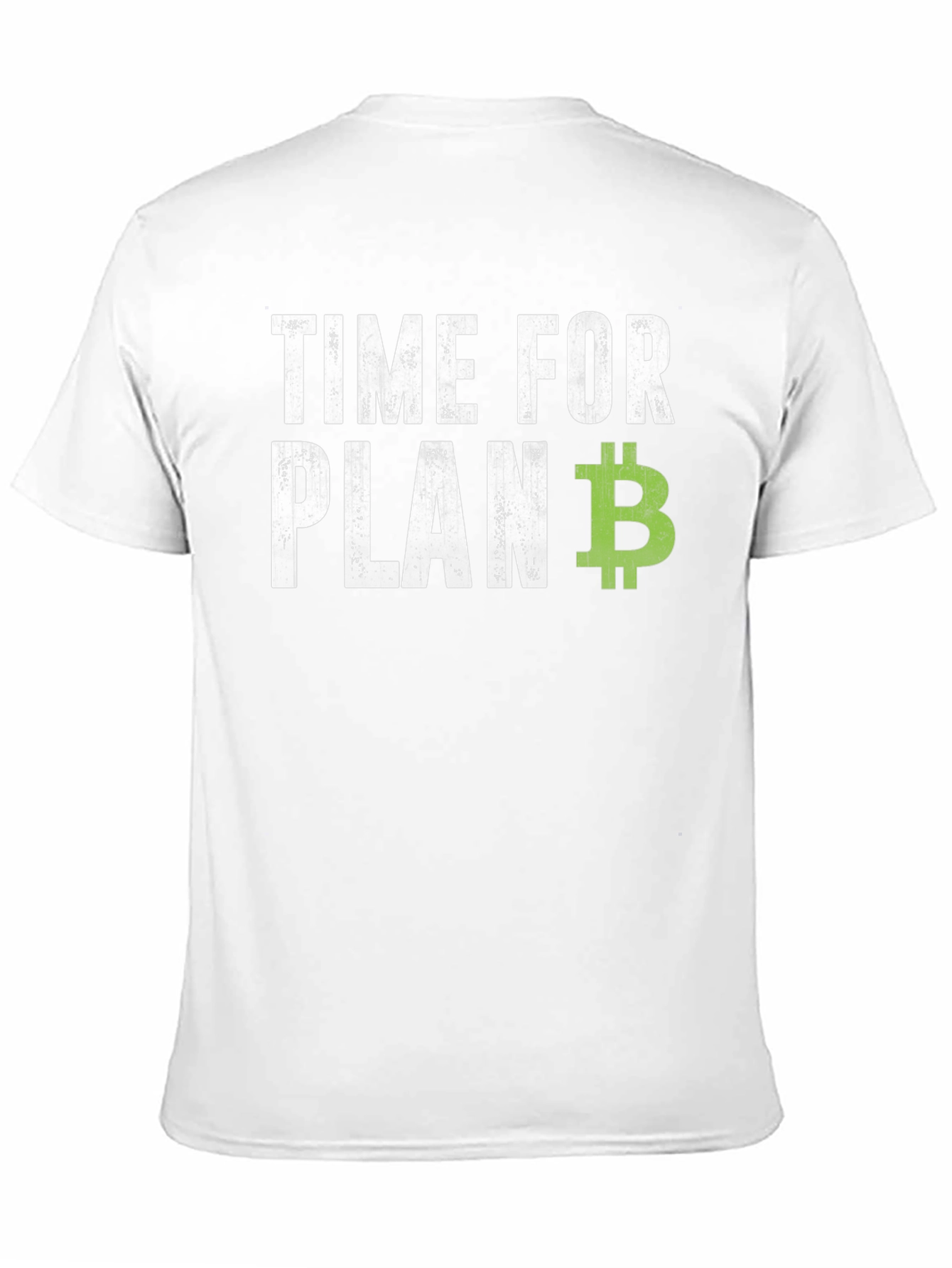 Black Time for Plan B - Bitcoin Graphic T-Shirt view 11