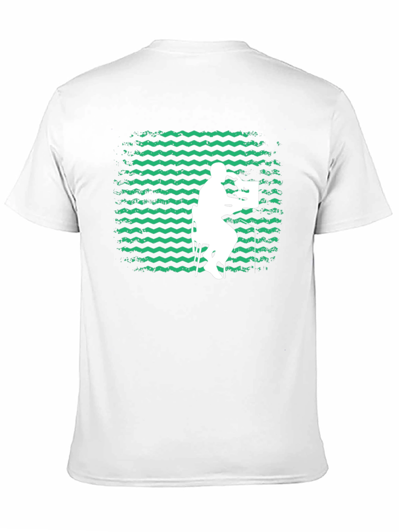 Black Retro Silhouette T-Shirt view 11