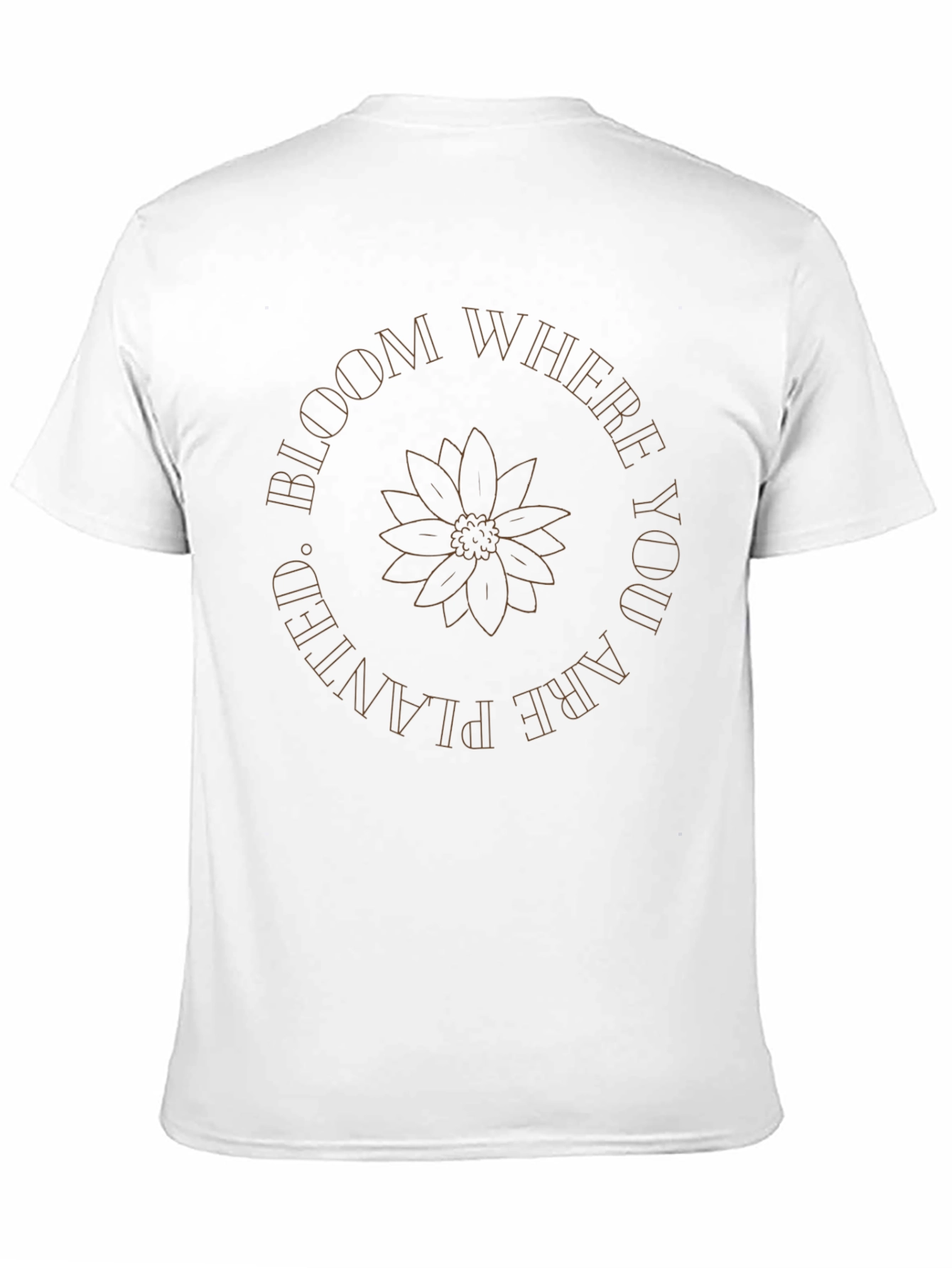Black Bloom Where You Are Planted Tee view 11