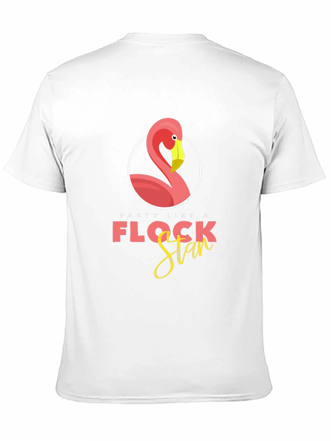 Black Party Like a Flock Star T-Shirt view 11