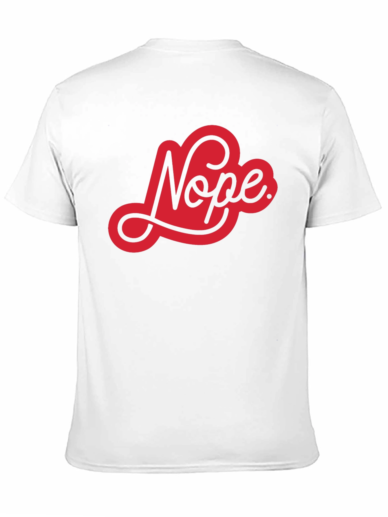 Black Nope Graphic Tee - Black Cotton Casual T-Shirt view 11
