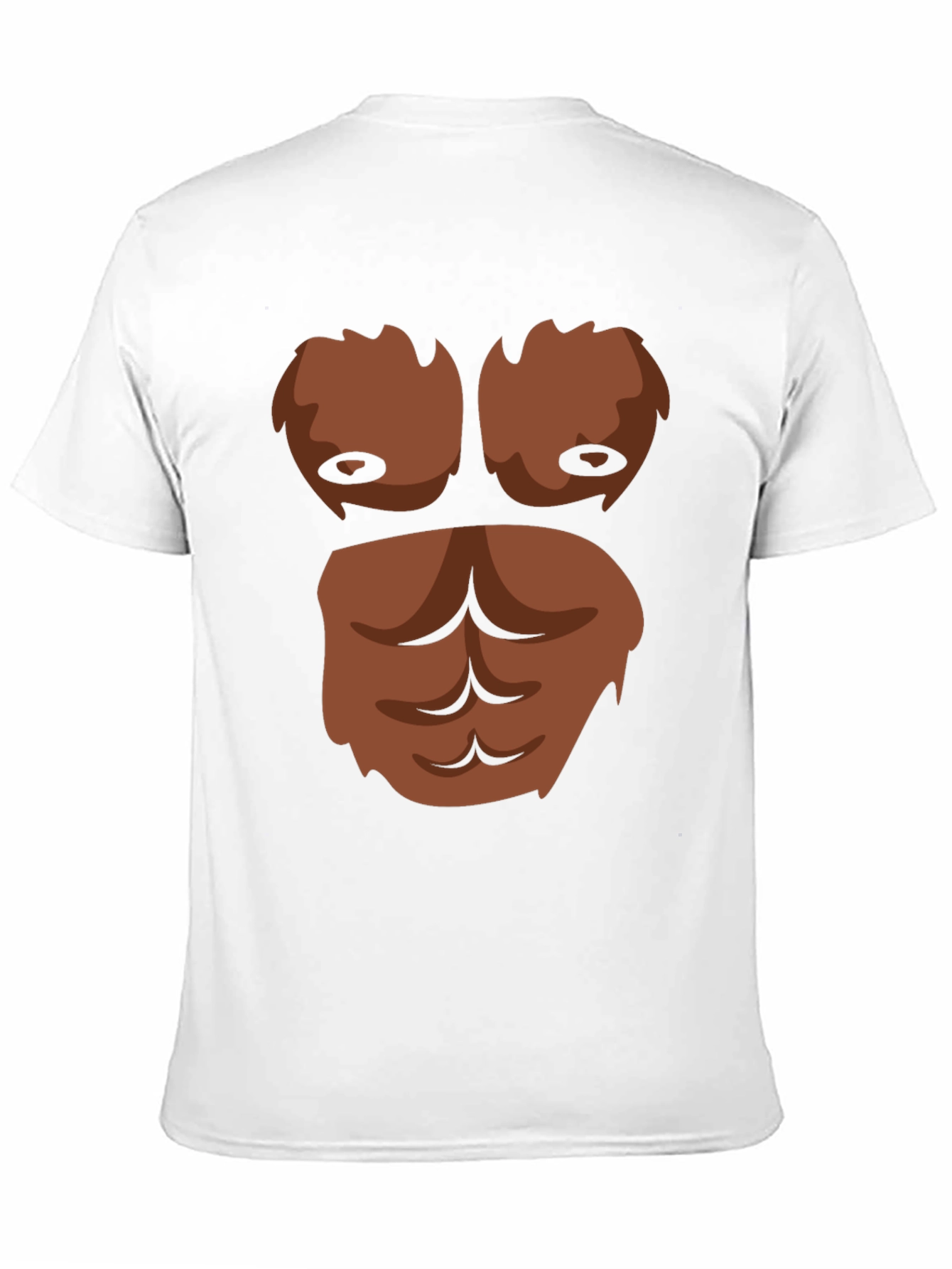 Black Gorilla Chest Funny Graphic T-Shirt view 11