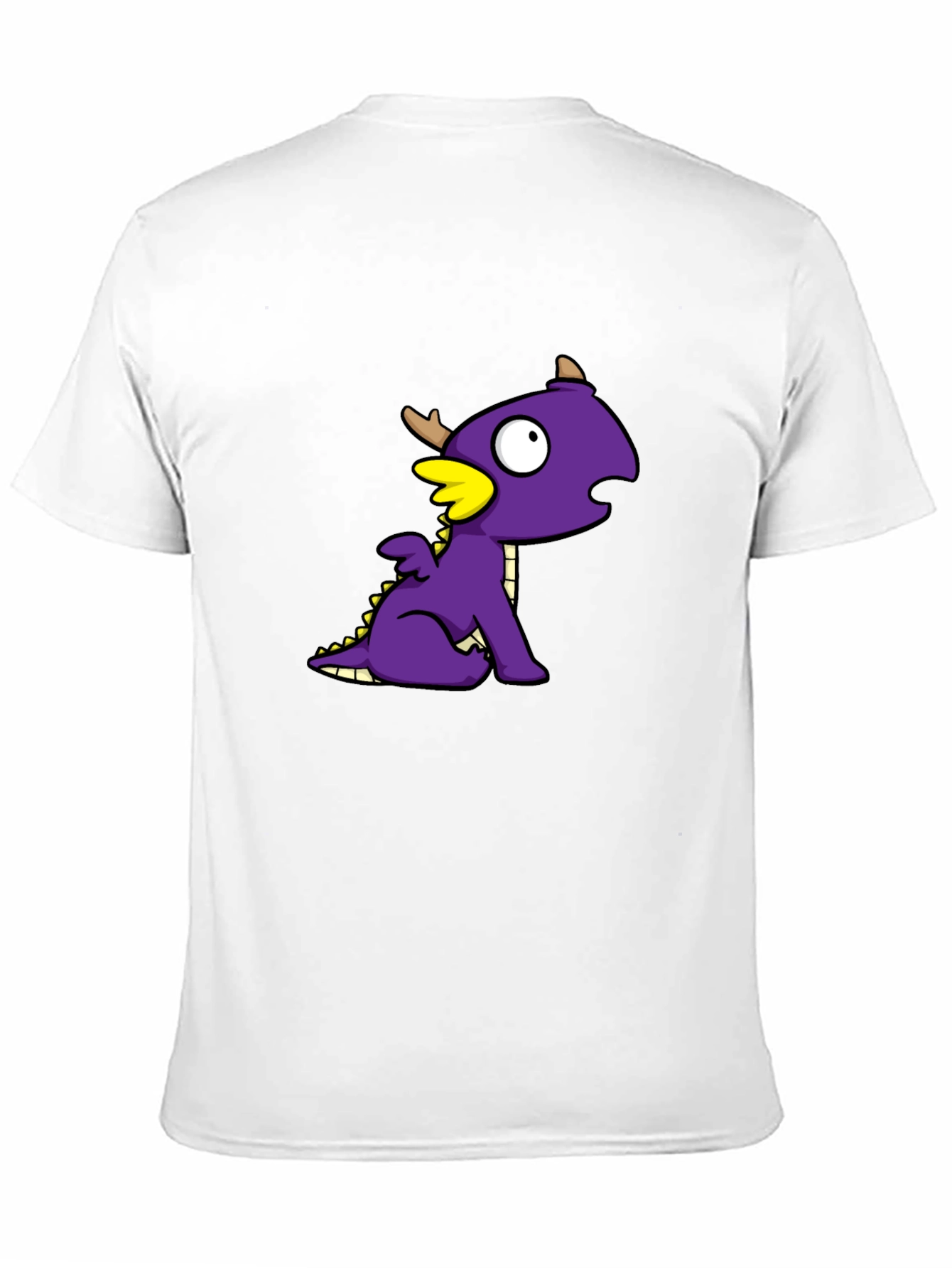 Black Dragon Cartoon Graphic T-Shirt view 11
