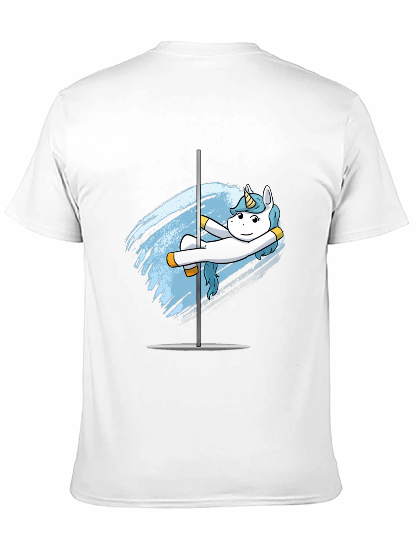 Black Unicorn Pole Dancer T-Shirt - Funny Graphic Tee view 11