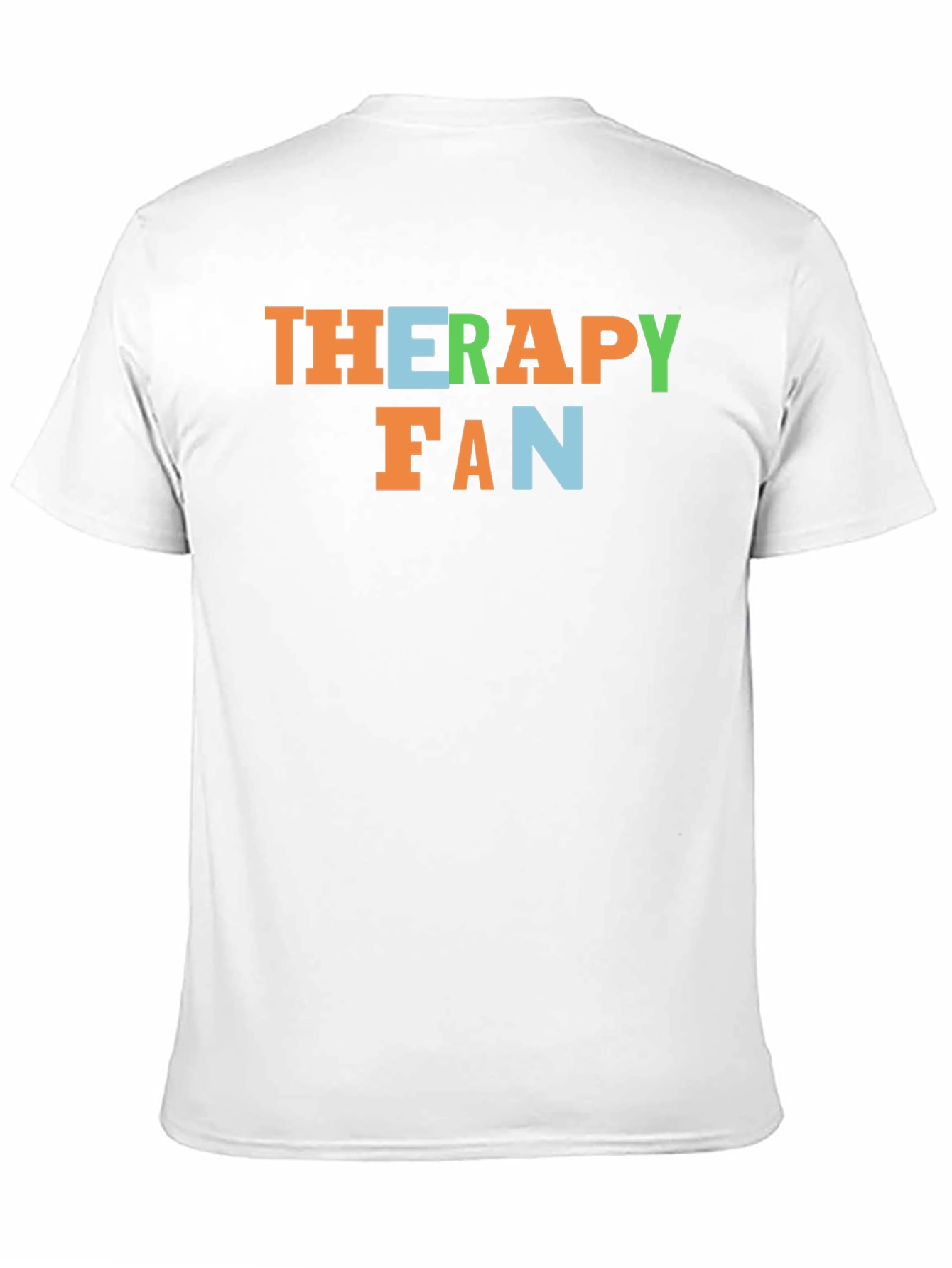 Black Therapy Fan Graphic Tee - Soft Cotton Blend view 11