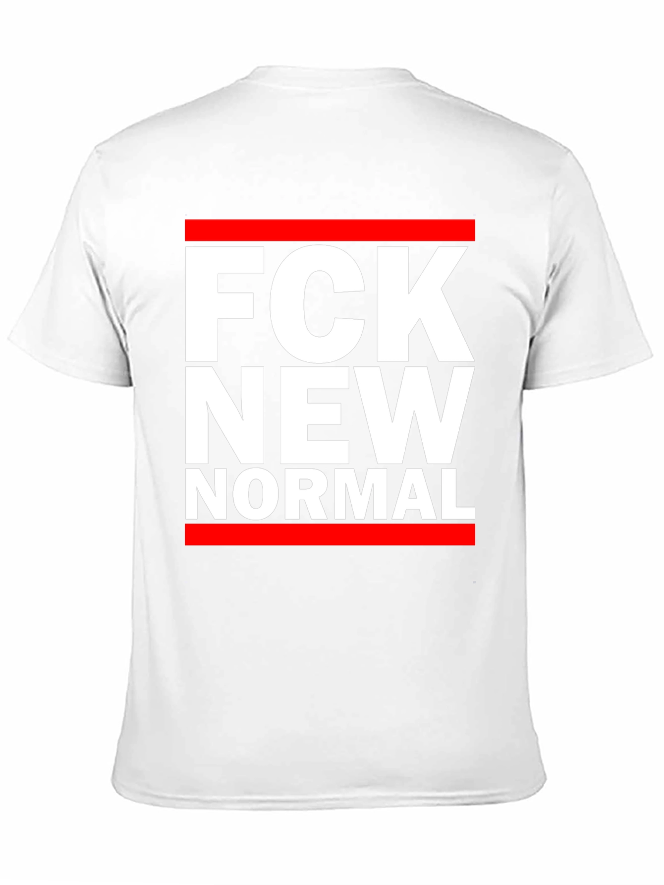 Black FCK New Normal T-Shirt - Bold Statement Tee view 11