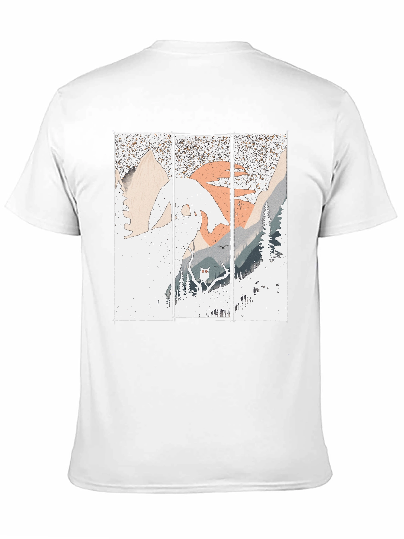 Black Mountain Vista Graphic Tee - Stylish Black T-Shirt view 11