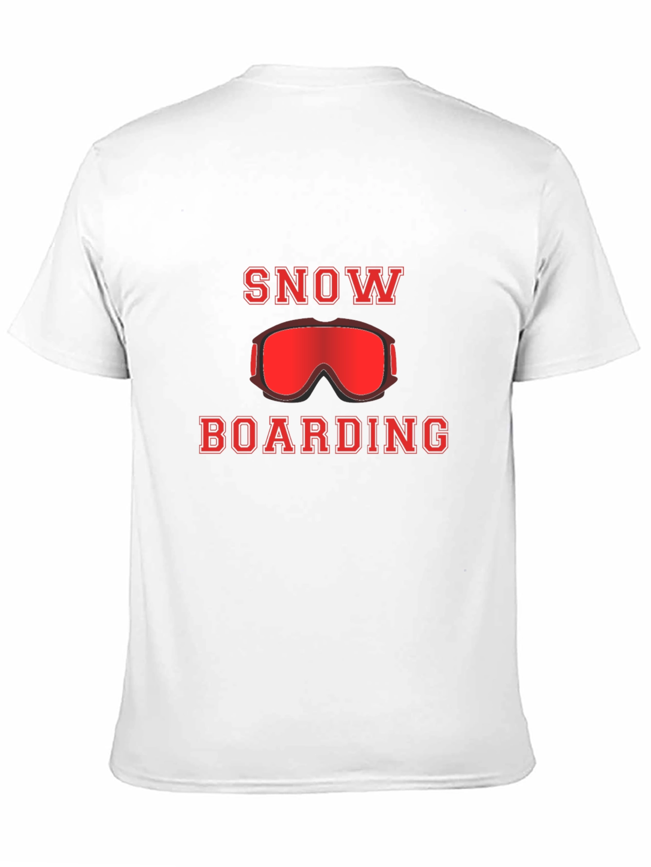 Black Snowboarding T-Shirt -  Sports Graphic Tee view 11