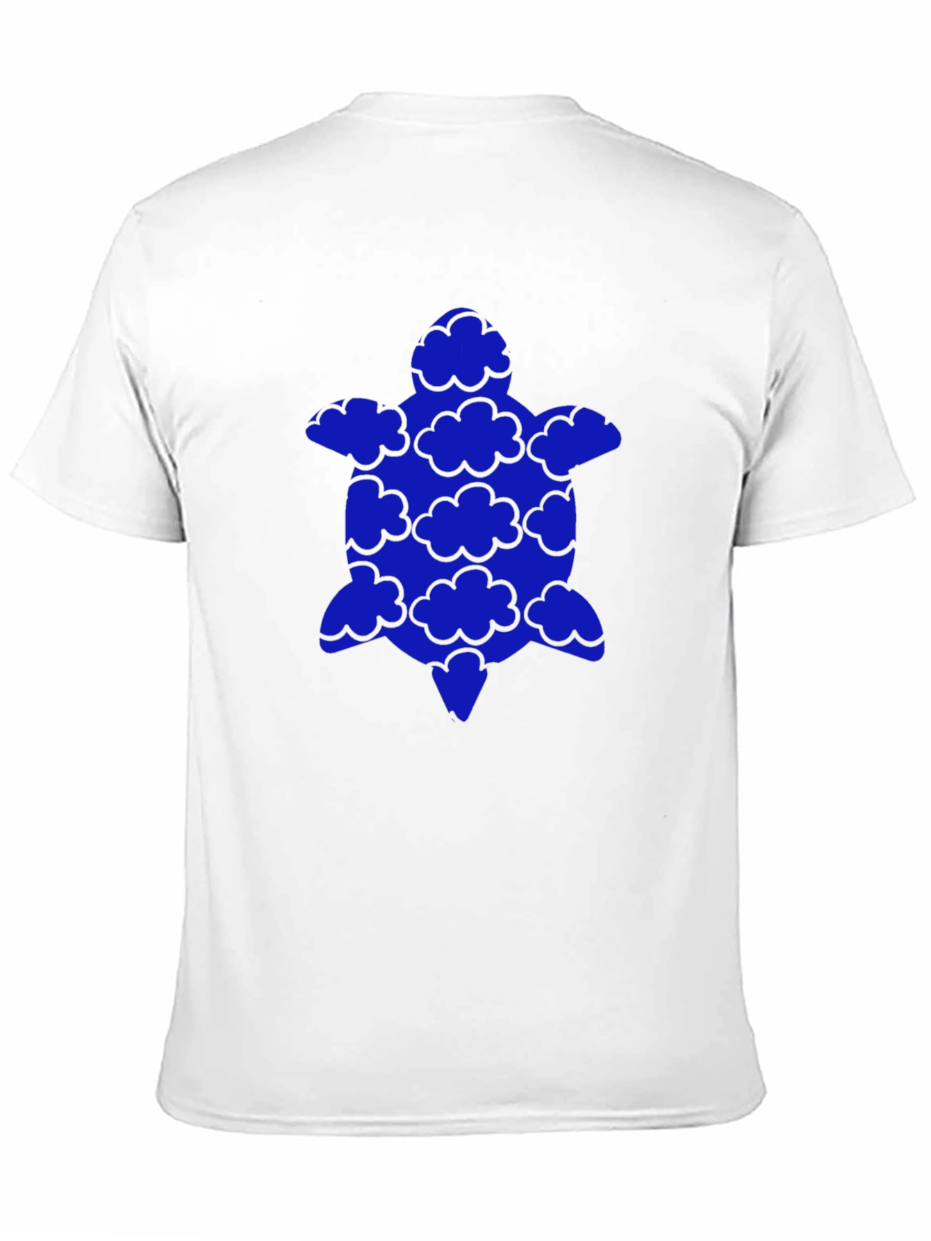 Black Cloud Turtle Graphic Tee - Soft Black Cotton T-Shirt view 11