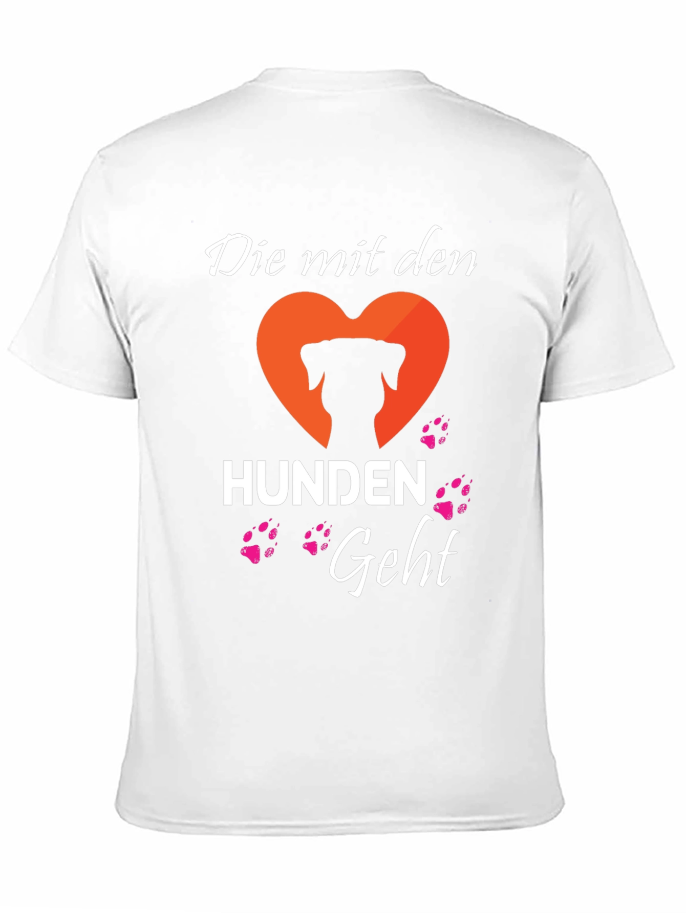 Black Dog Lover T-Shirt - German Hund Print view 11