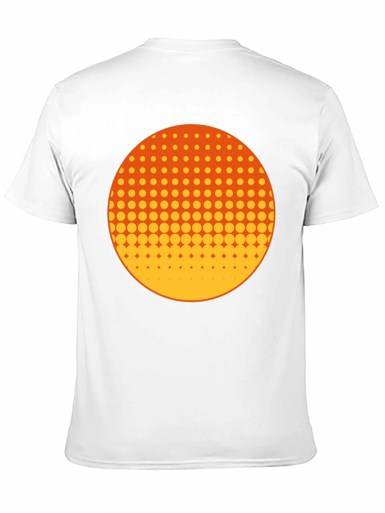 Black Retro Halftone Circle Graphic Tee - Black view 11