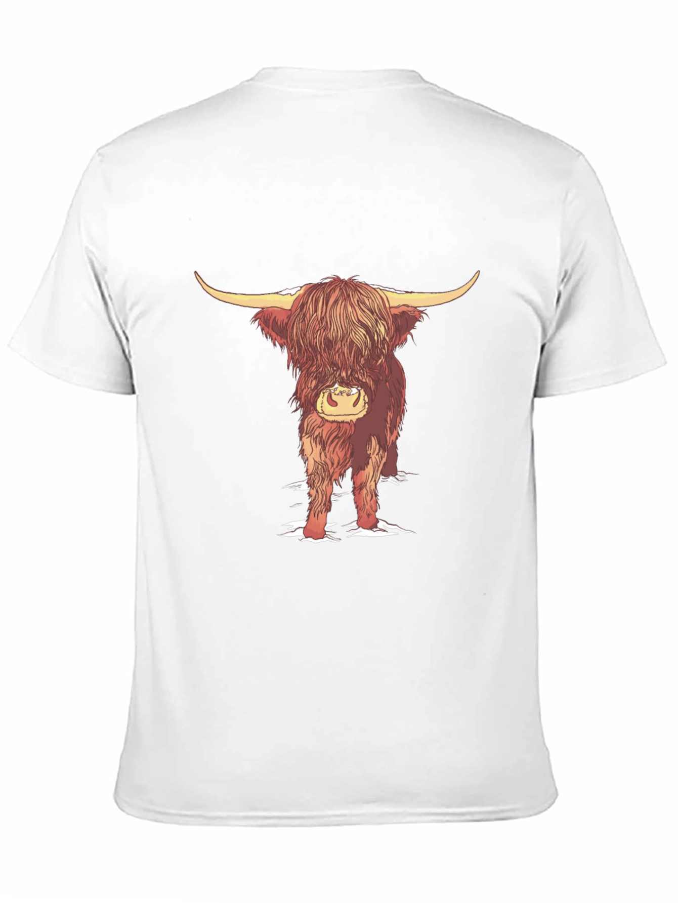 Black Highland Cow Graphic Tee - Black view 11