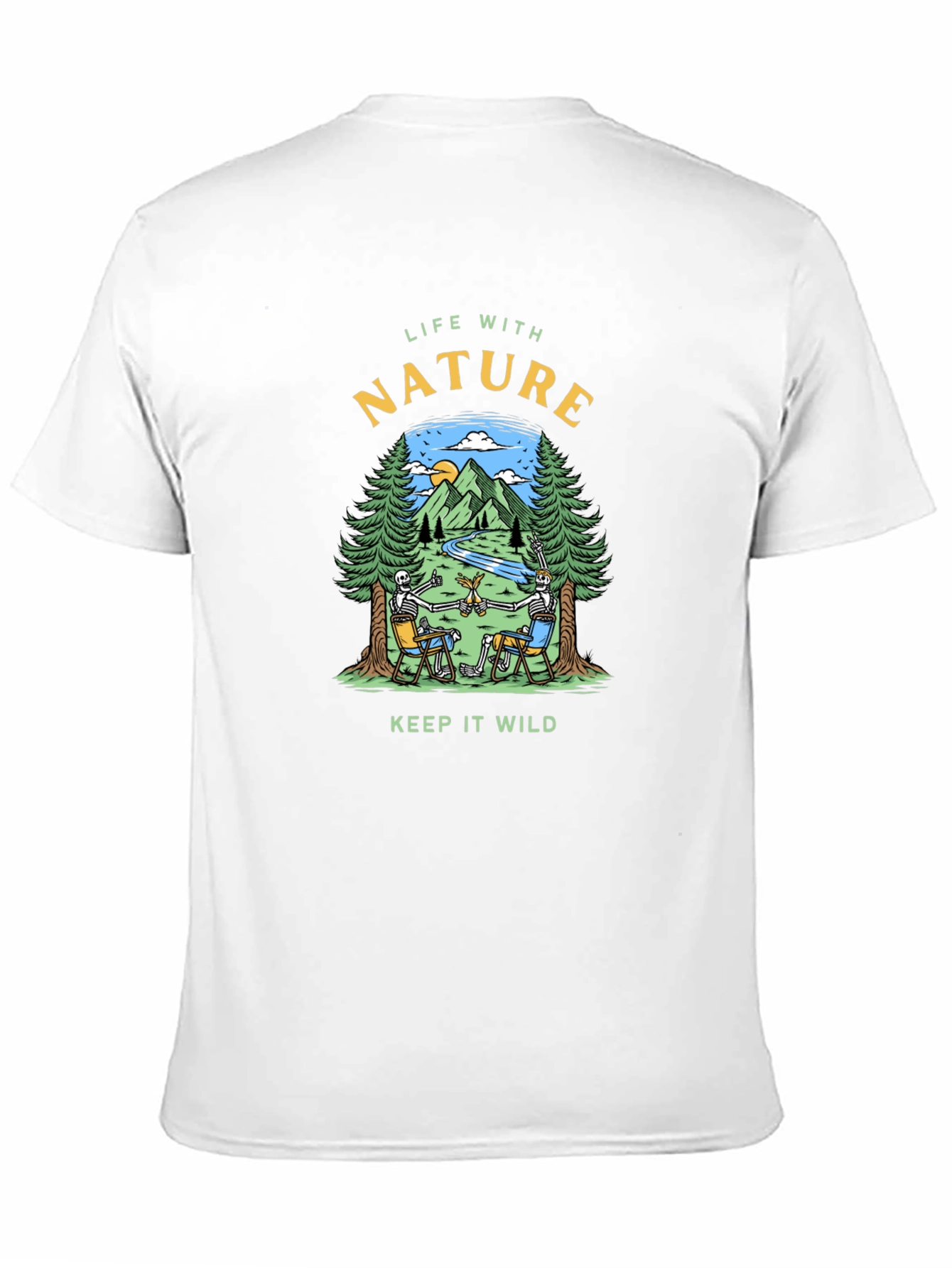 Black Life With Nature Graphic T-Shirt view 11
