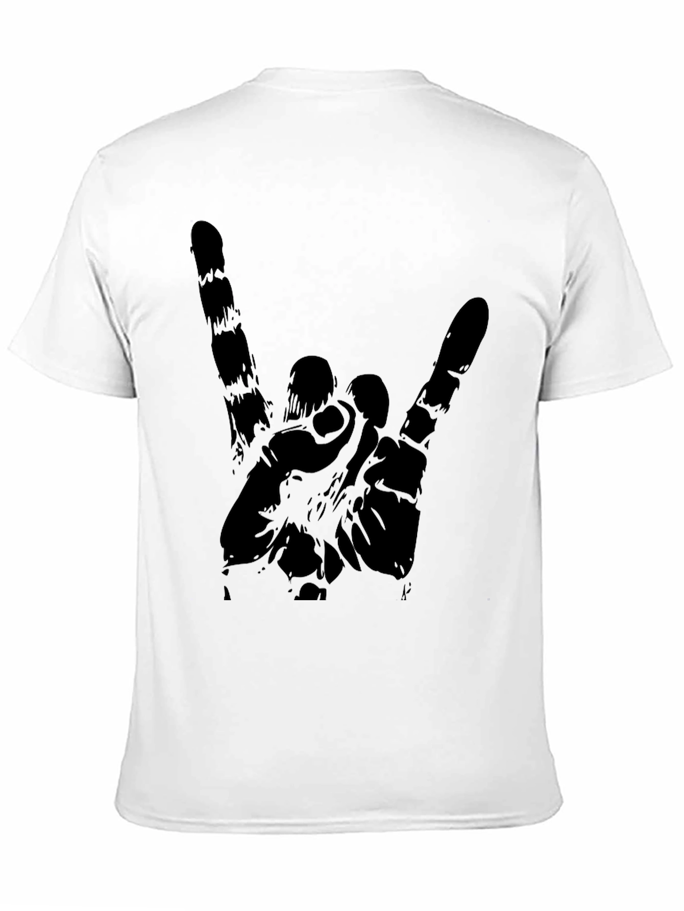 Black Rock On Graphic Black T-Shirt view 11