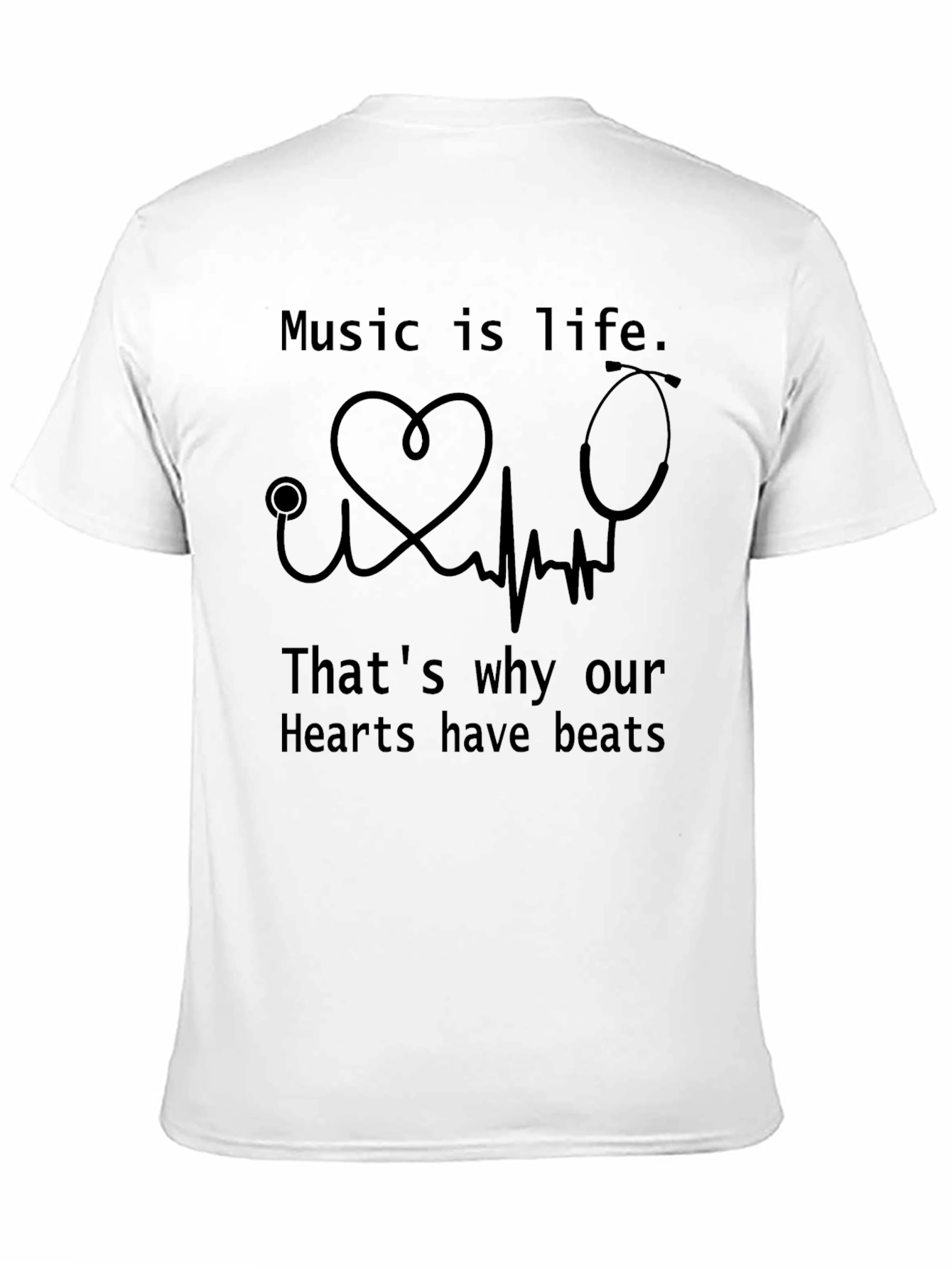 Black Music is Life Graphic T-Shirt view 11