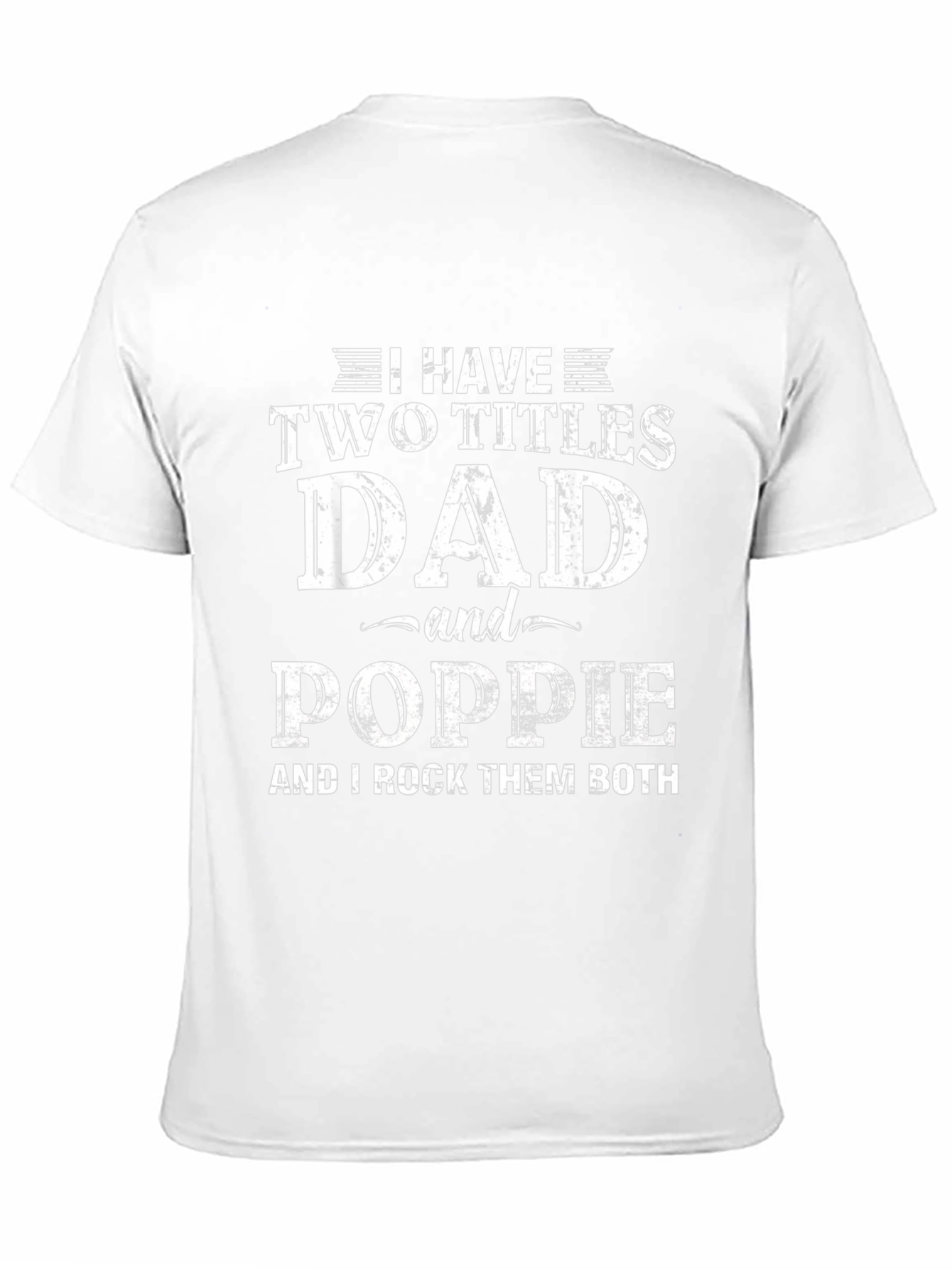 Black Dad and Poppie T-Shirt - Two Titles view 11