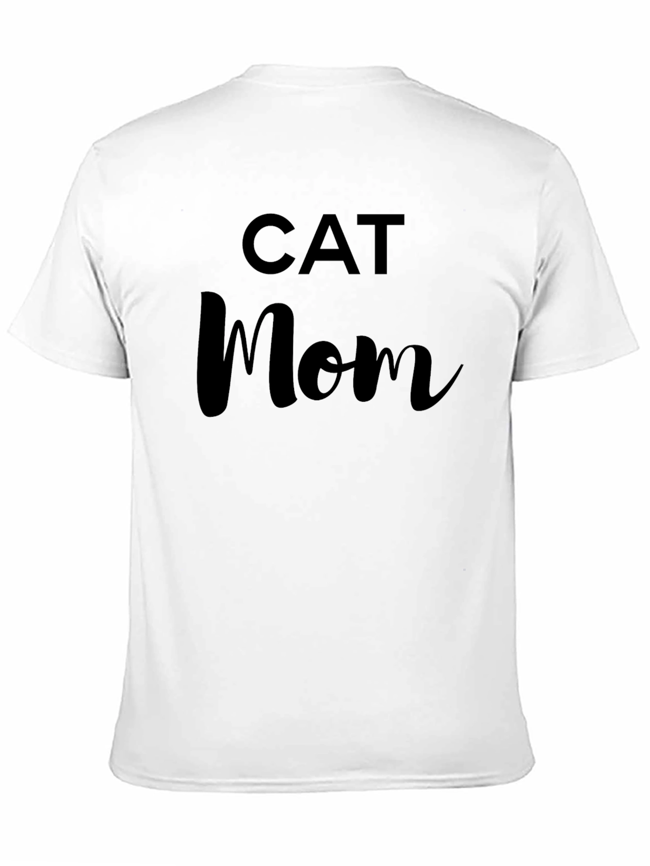 Black Cat Mom Black T-Shirt view 11