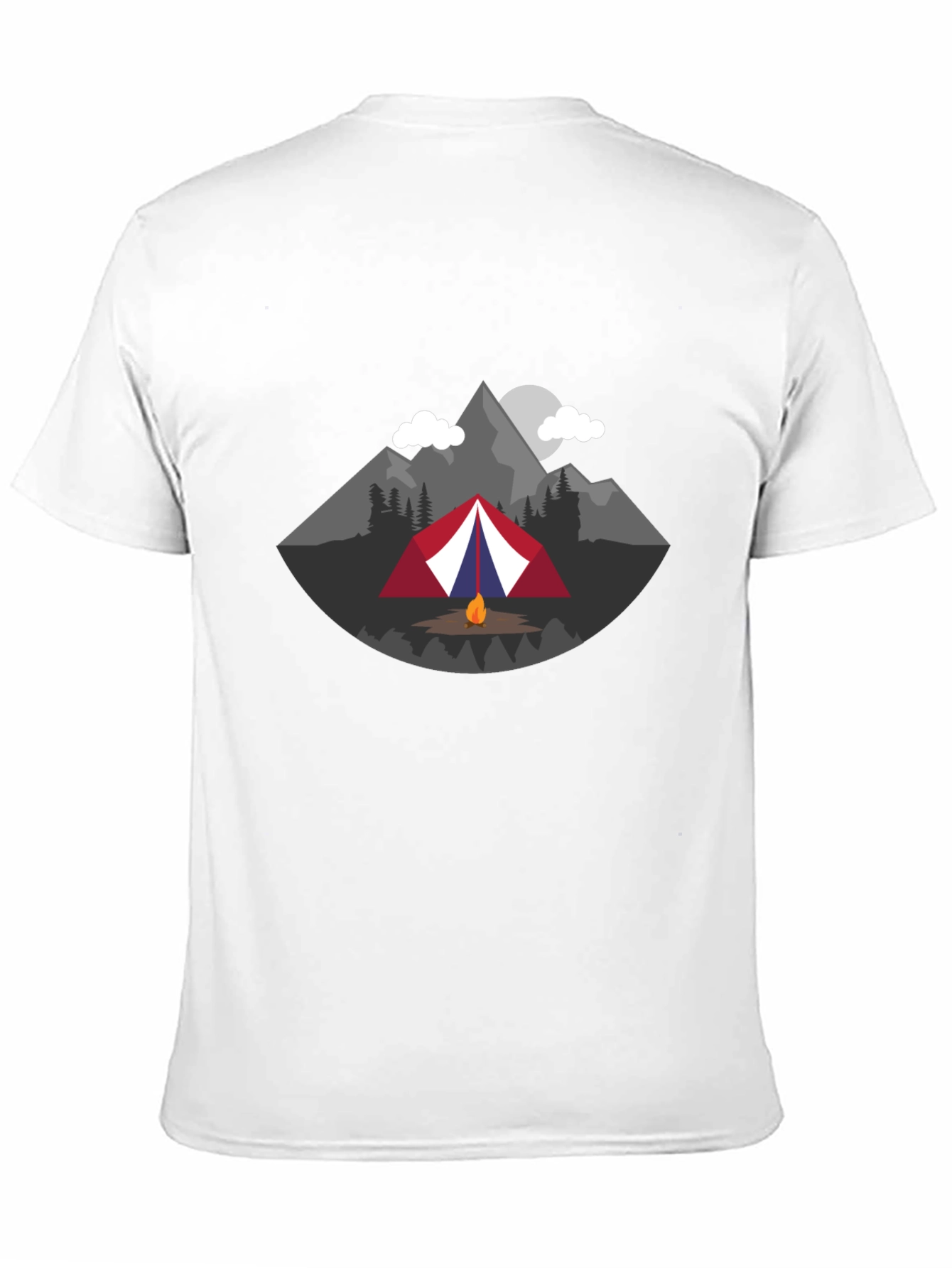 Black Camping Adventure Graphic Tee - Black view 11