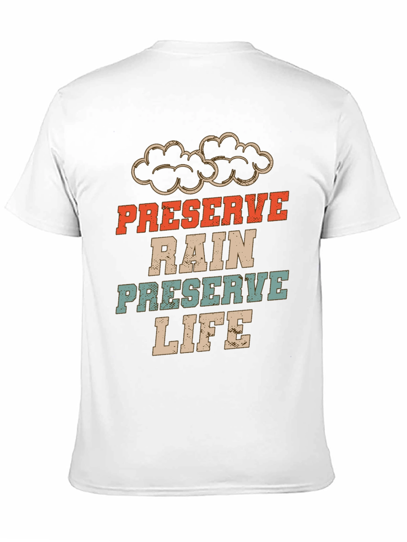 Black Preserve Rain, Preserve Life Graphic Tee view 11