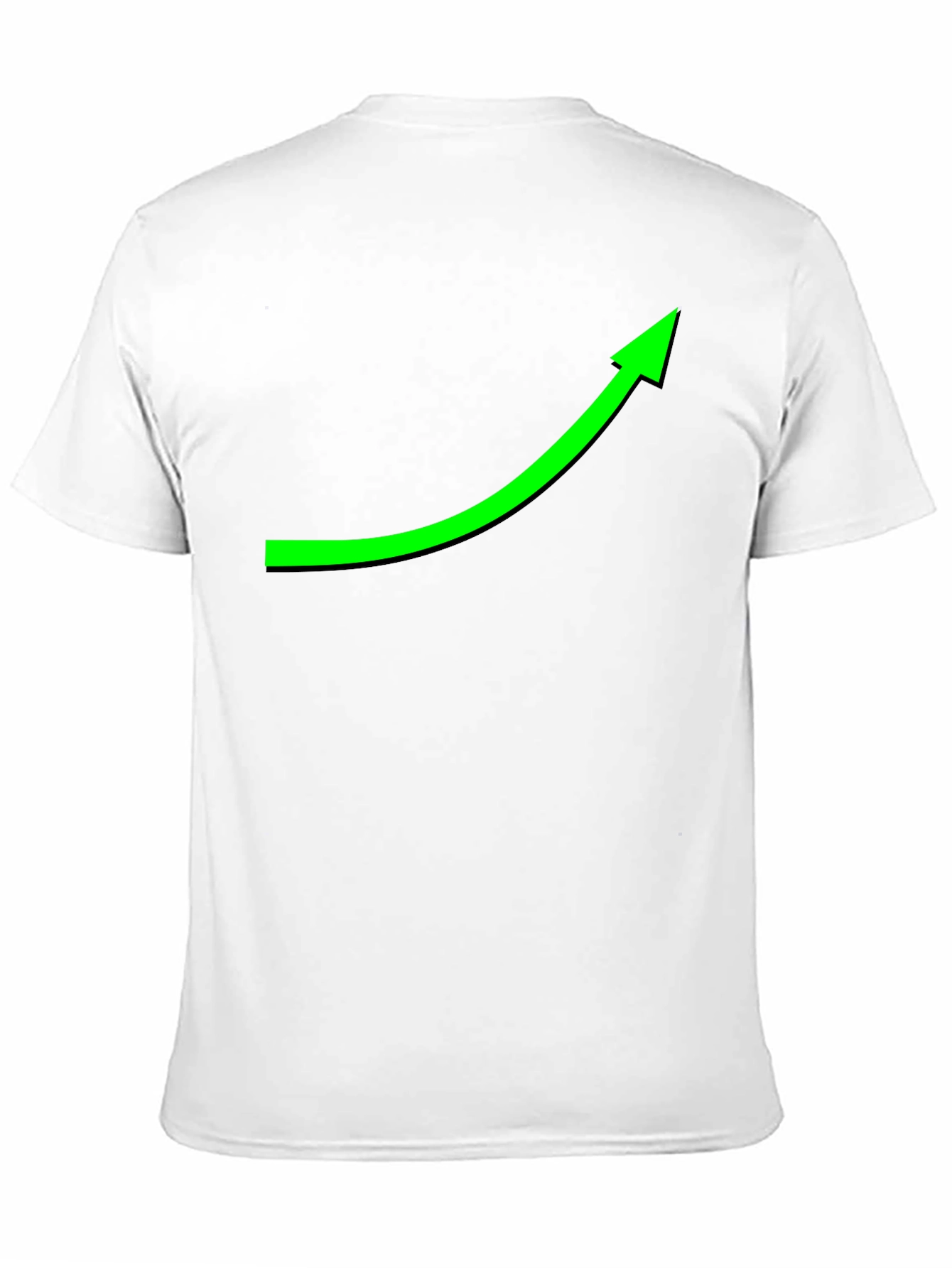 Black Upward Trend Tee - Black T-Shirt view 11