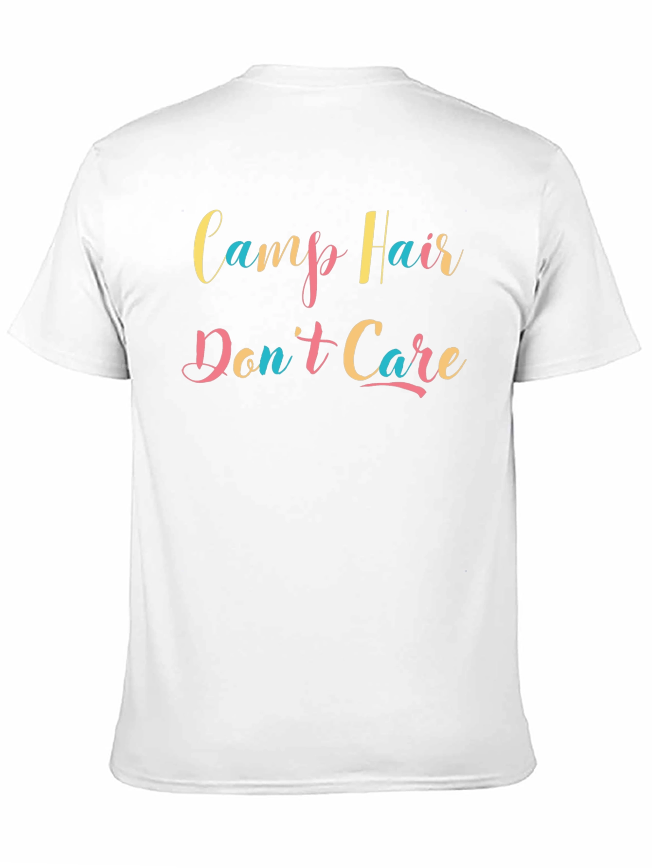 Black Camp Hair Don't Care T-Shirt view 11