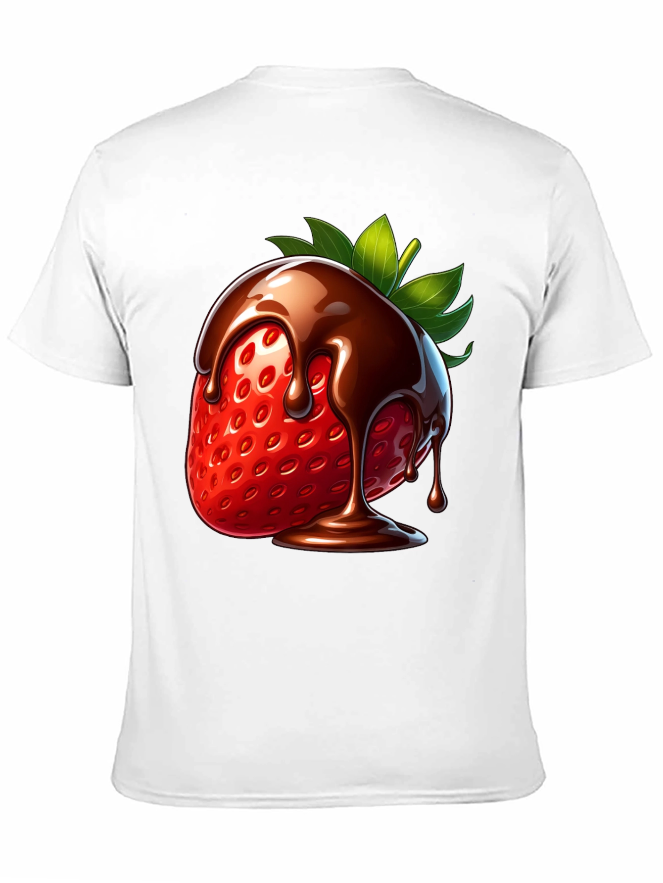Black Chocolate Strawberry Graphic Tee view 11