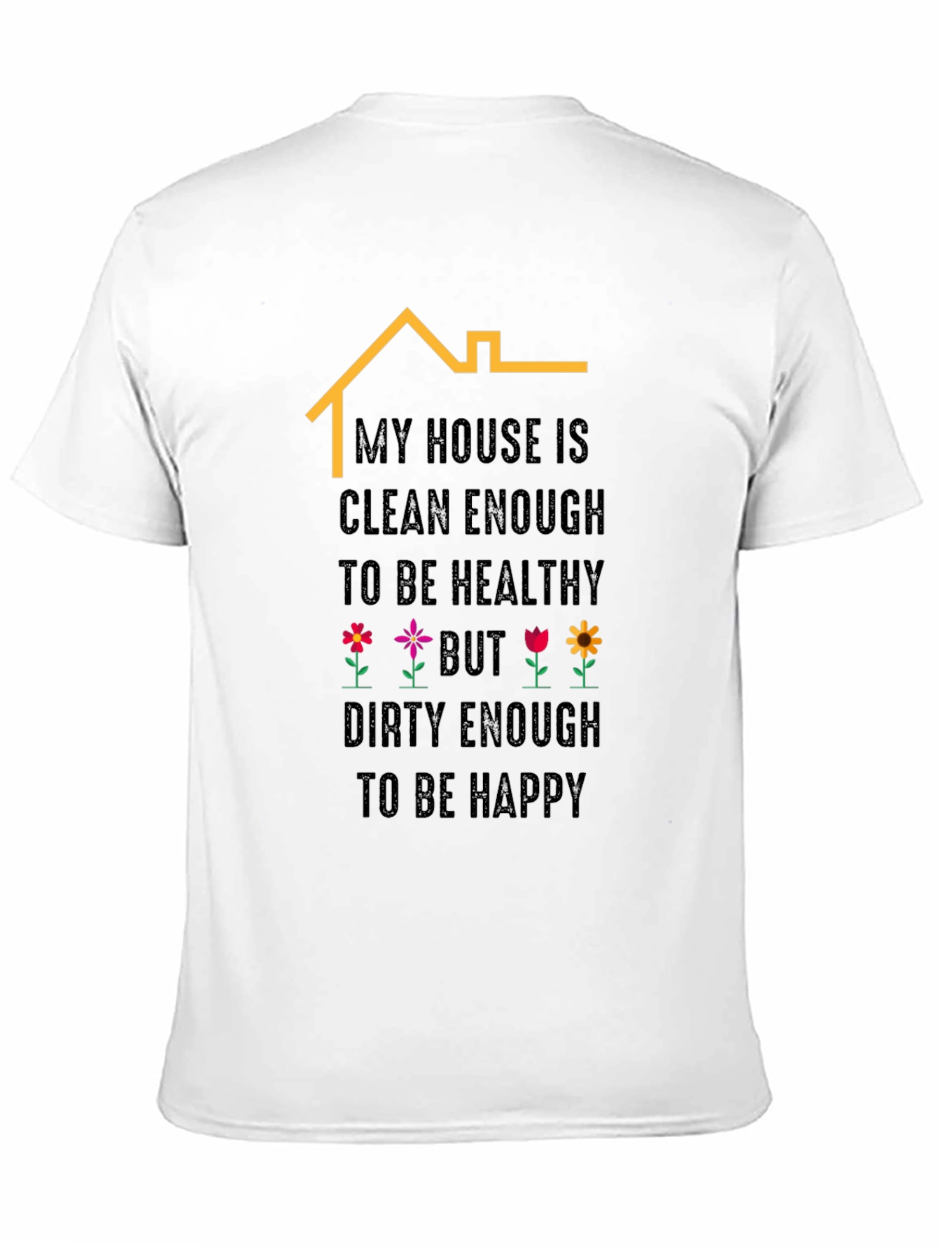 Black Funny House Cleaning T-Shirt view 11