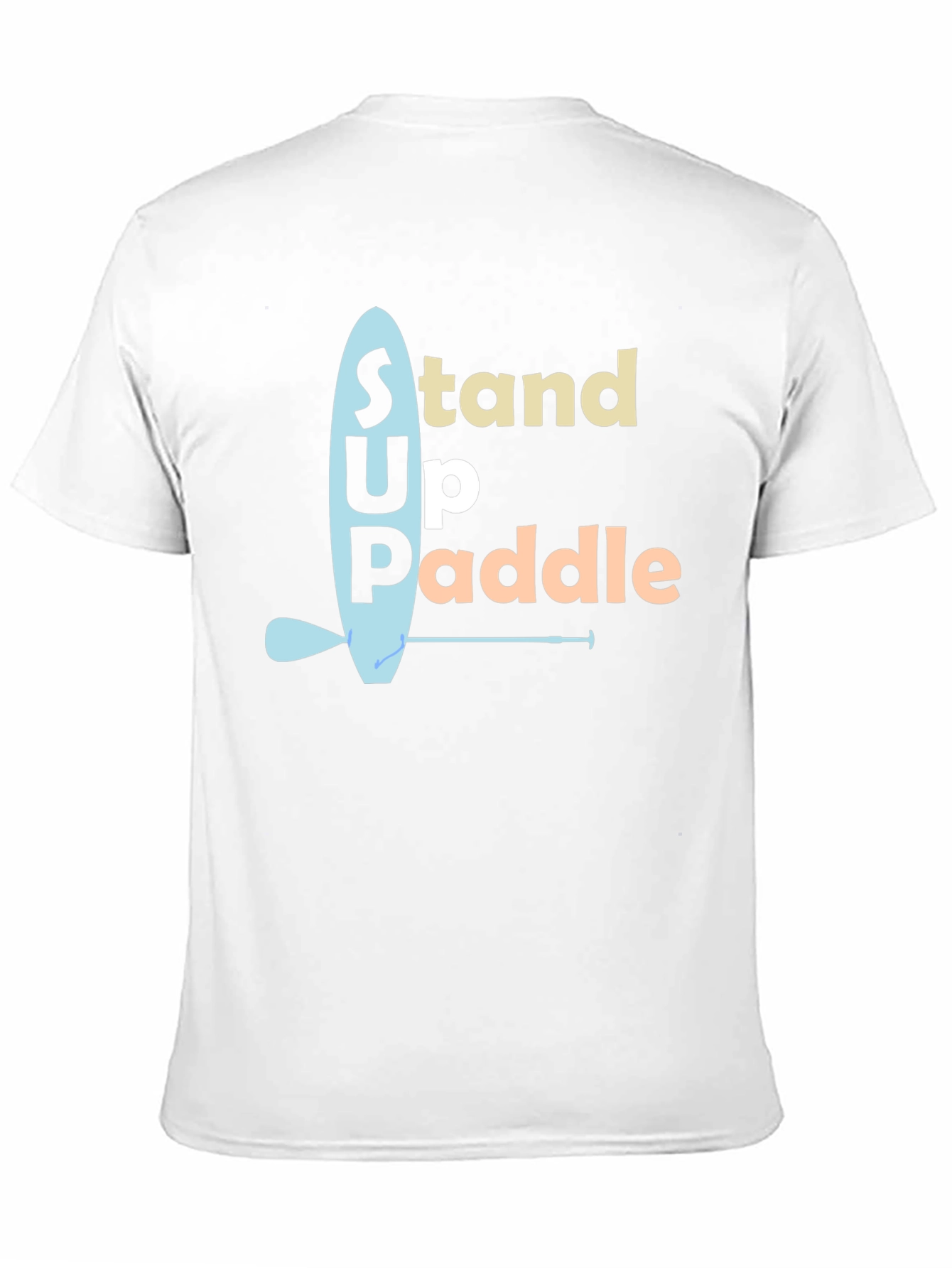 Black Stand Up Paddle Graphic Tee - Black view 11