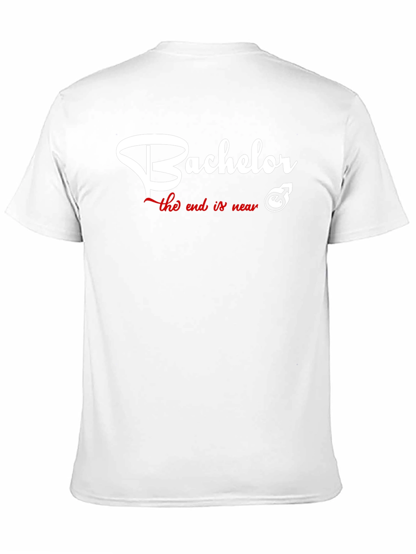 Black Bachelor The End Is Near Graphic T-Shirt view 11