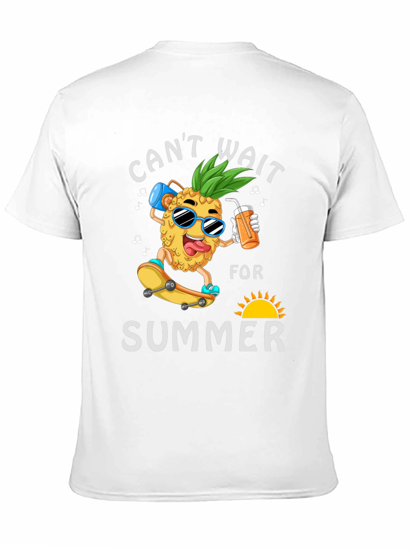 Black Can't Wait For Summer T-Shirt view 11