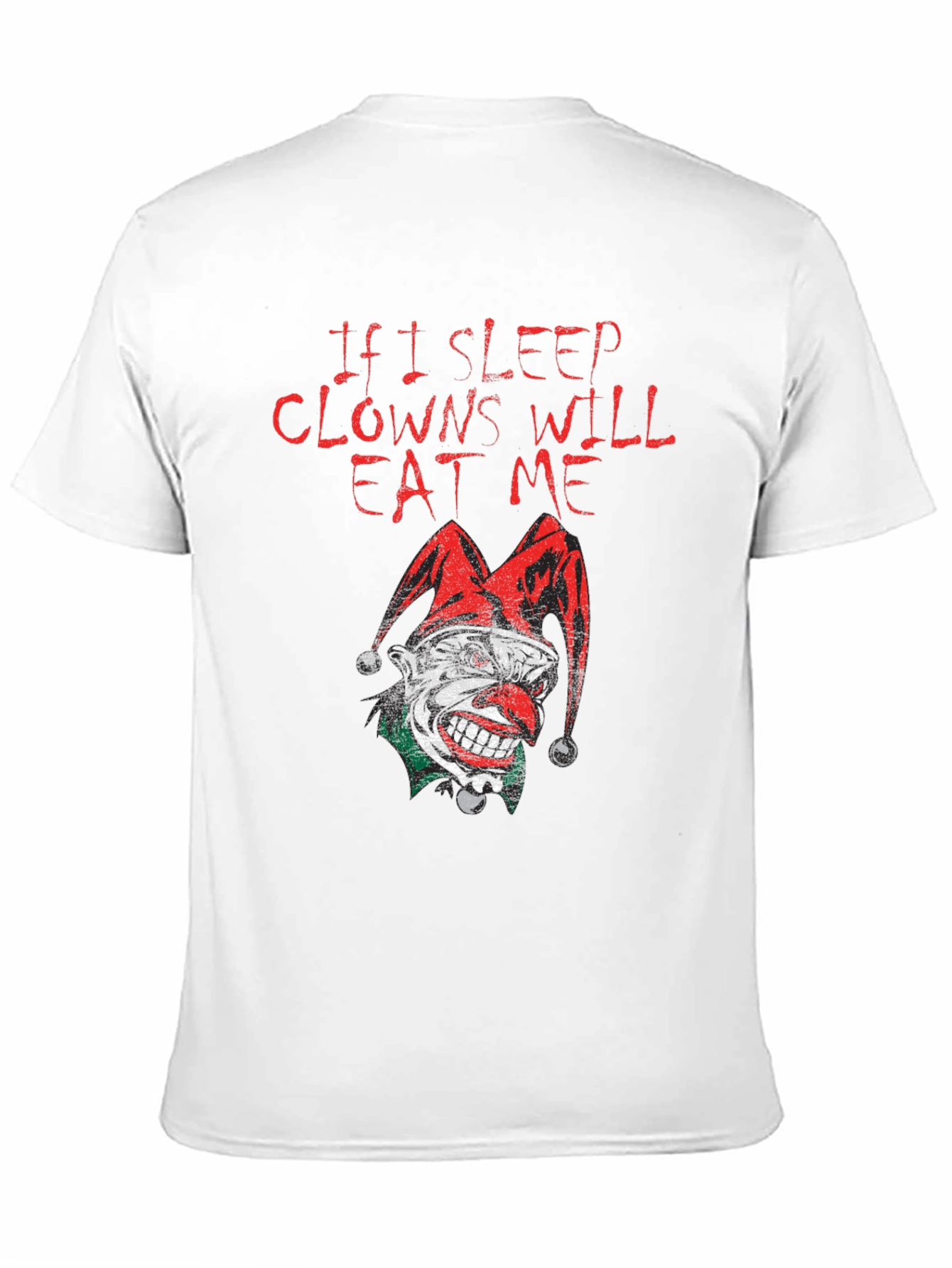 Black If I Sleep Clowns Will Eat Me Graphic T-Shirt view 11