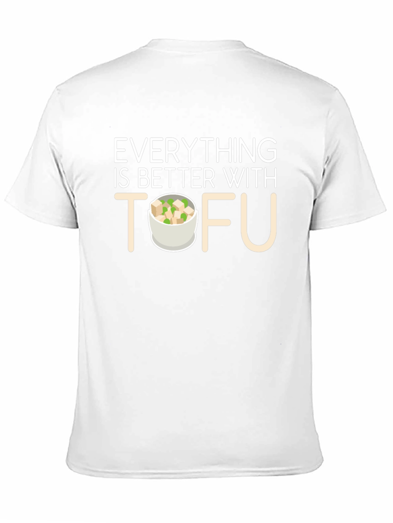 Black Everything is Better with Tofu T-Shirt view 11