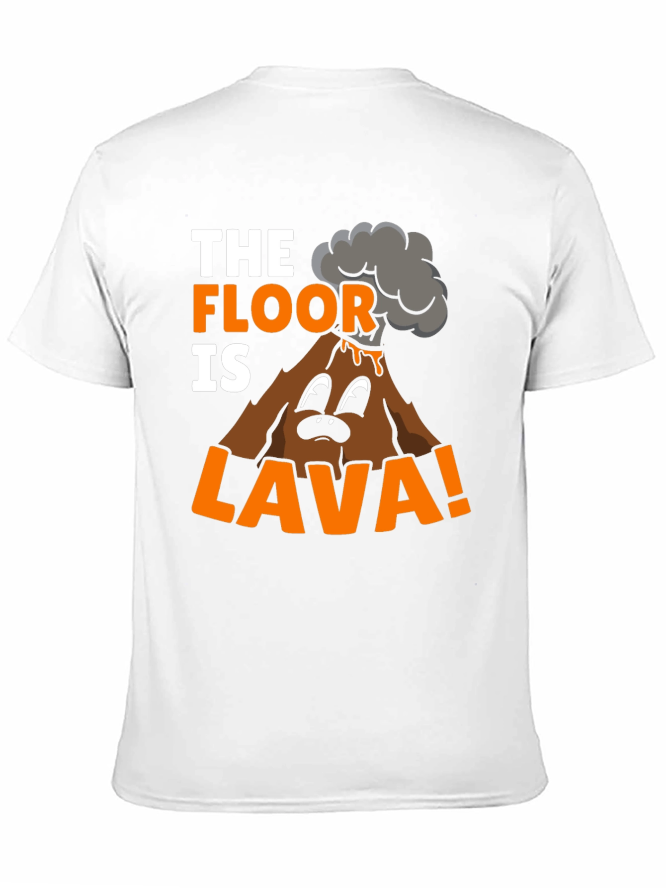 Black The Floor Is Lava Graphic T-Shirt view 11