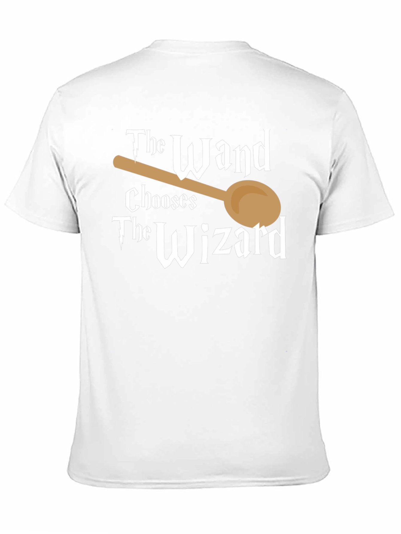 Black The Wand Chooses The Wizard Funny T-Shirt view 11