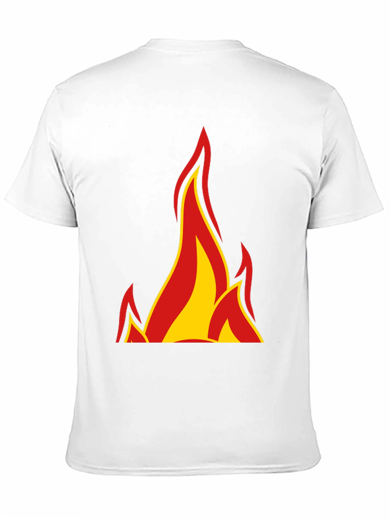Black Flame Graphic Black T-Shirt view 11