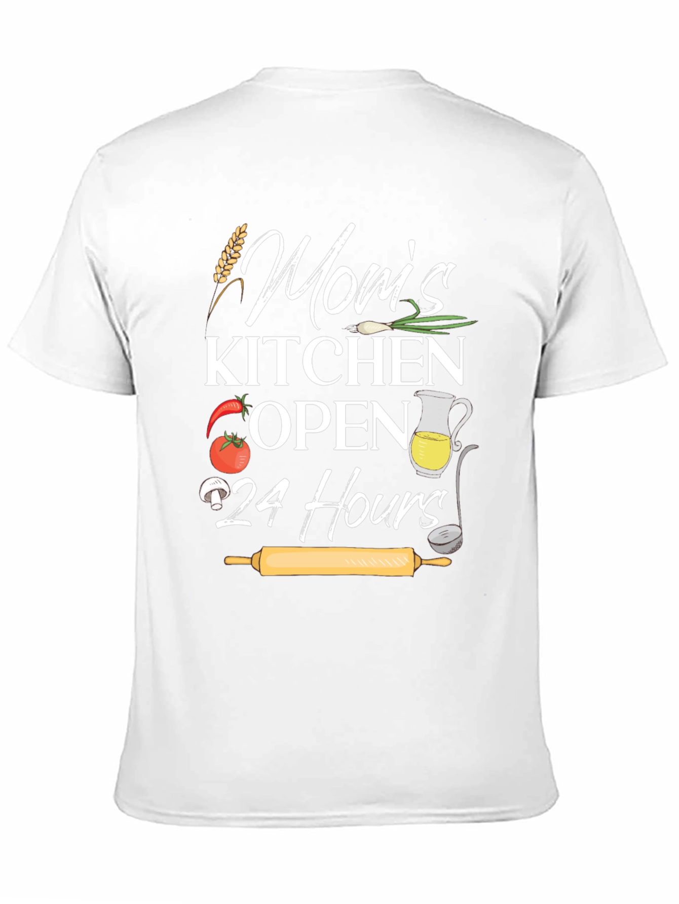 Black Mom's Kitchen Open 24 Hours Graphic Tee view 11