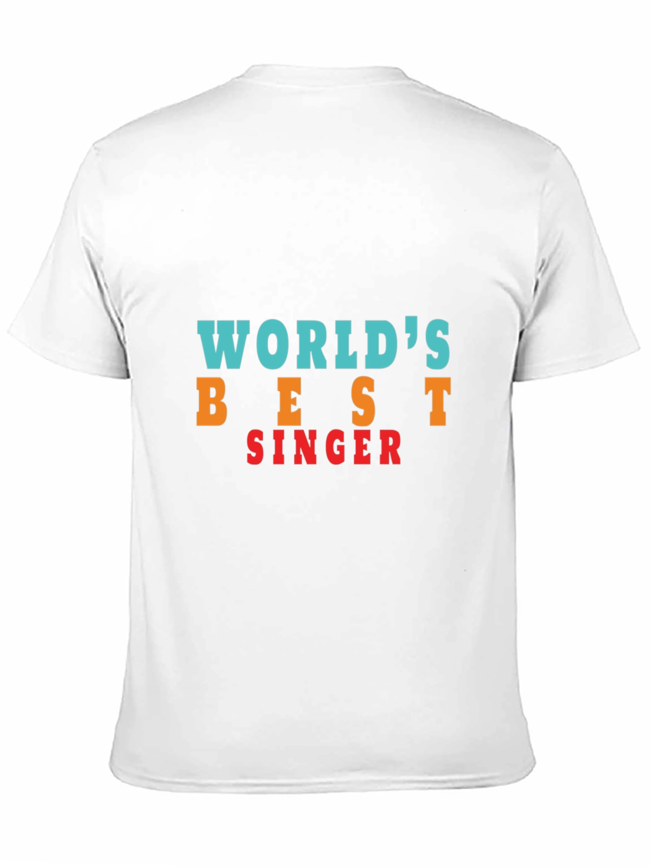 Black World's Best Singer Black T-Shirt view 11