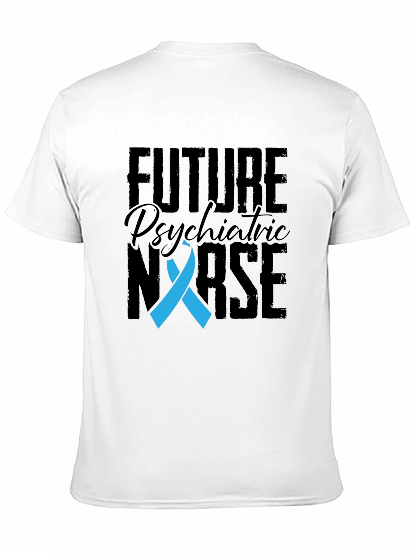 Black Future Psychiatric Nurse T-Shirt view 11