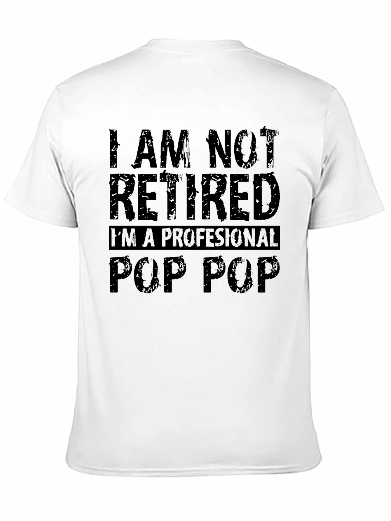 Black Professional Pop Pop Funny T-Shirt view 11