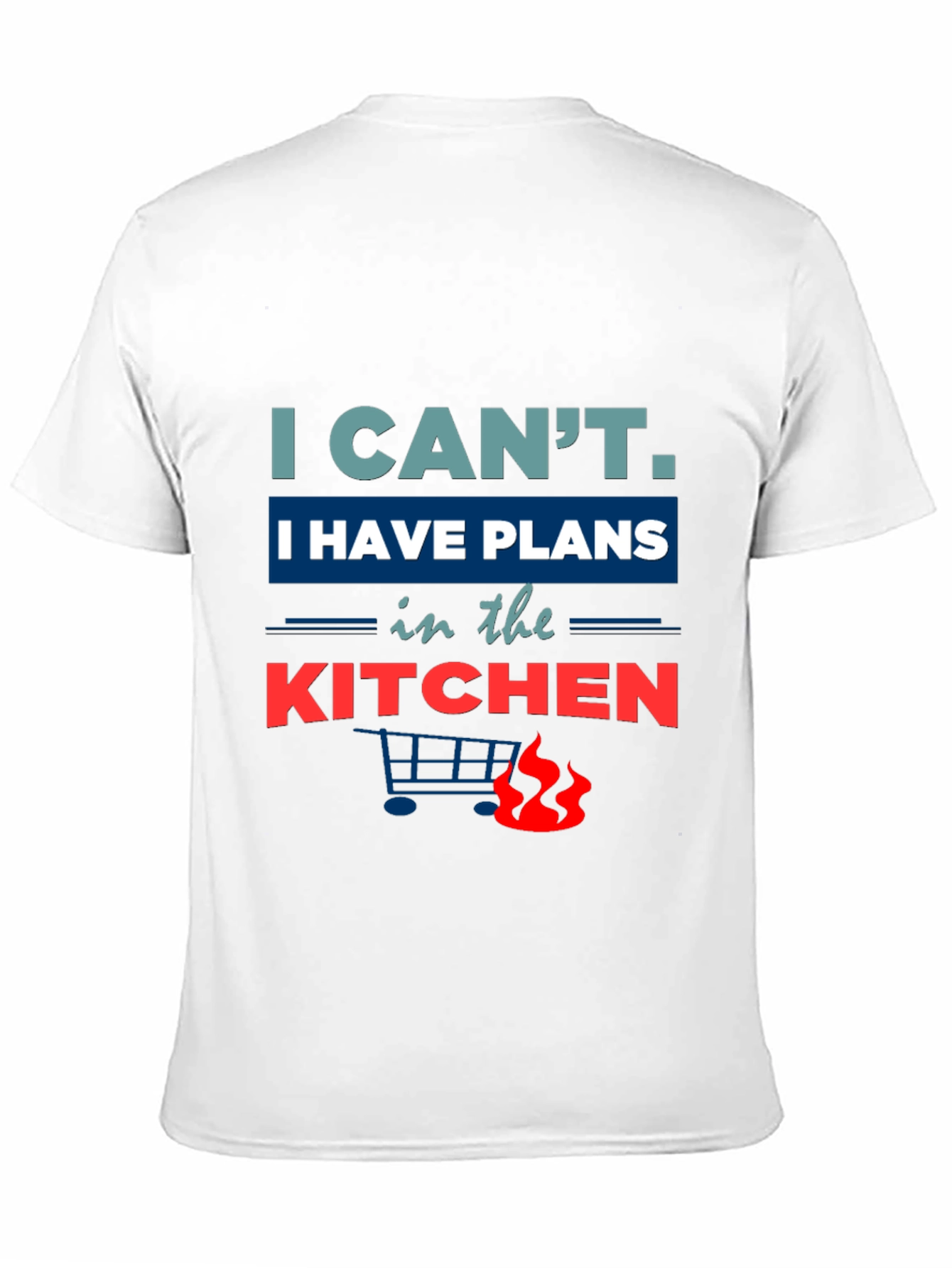 Black Funny Kitchen Plans Graphic Tee - Black view 11