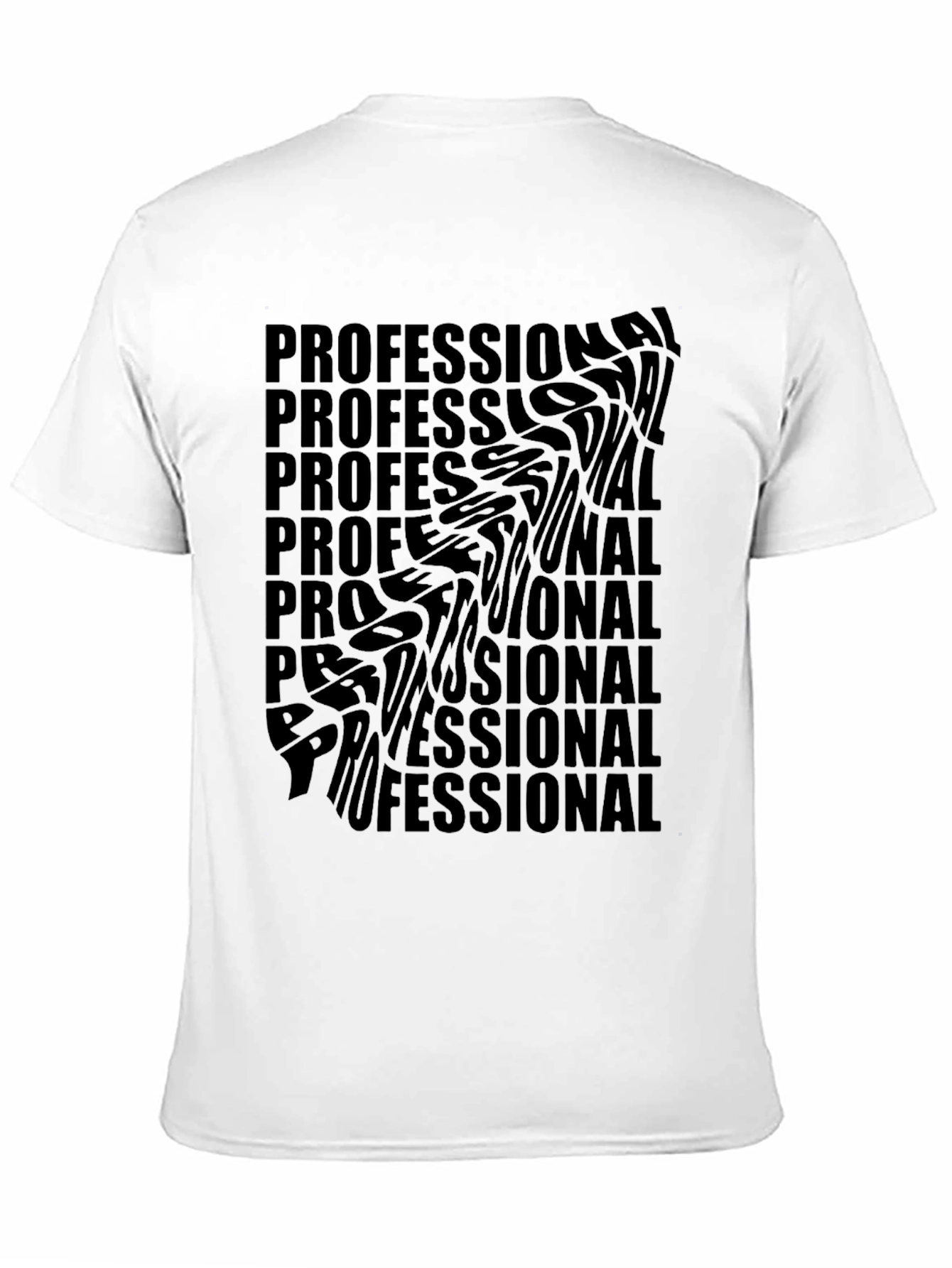 Black Professional Statement T-Shirt - Soft Cotton Blend view 11
