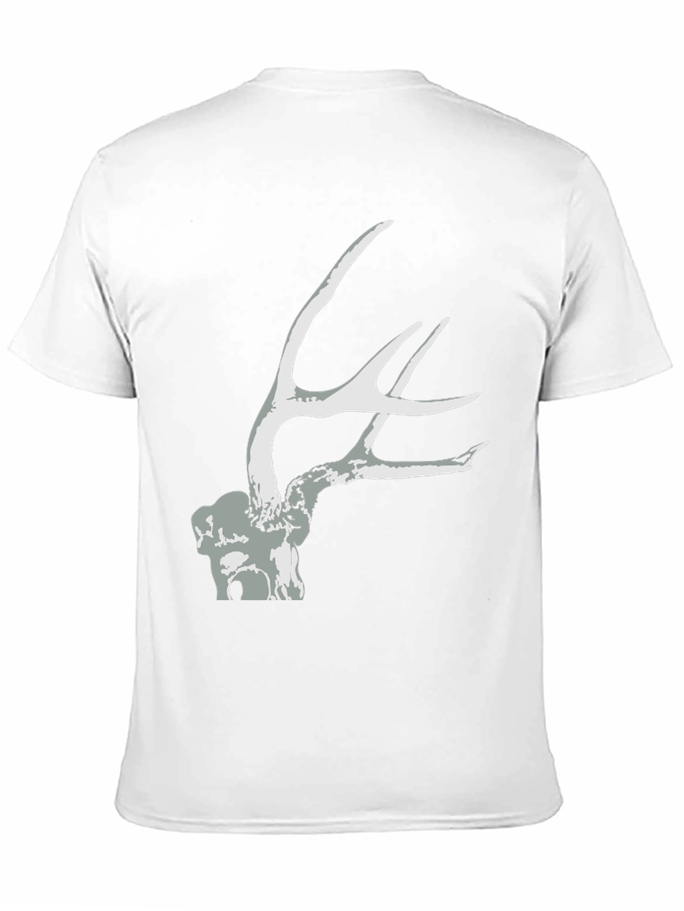 Black Antler Graphic Tee - Black Unisex T-Shirt view 11
