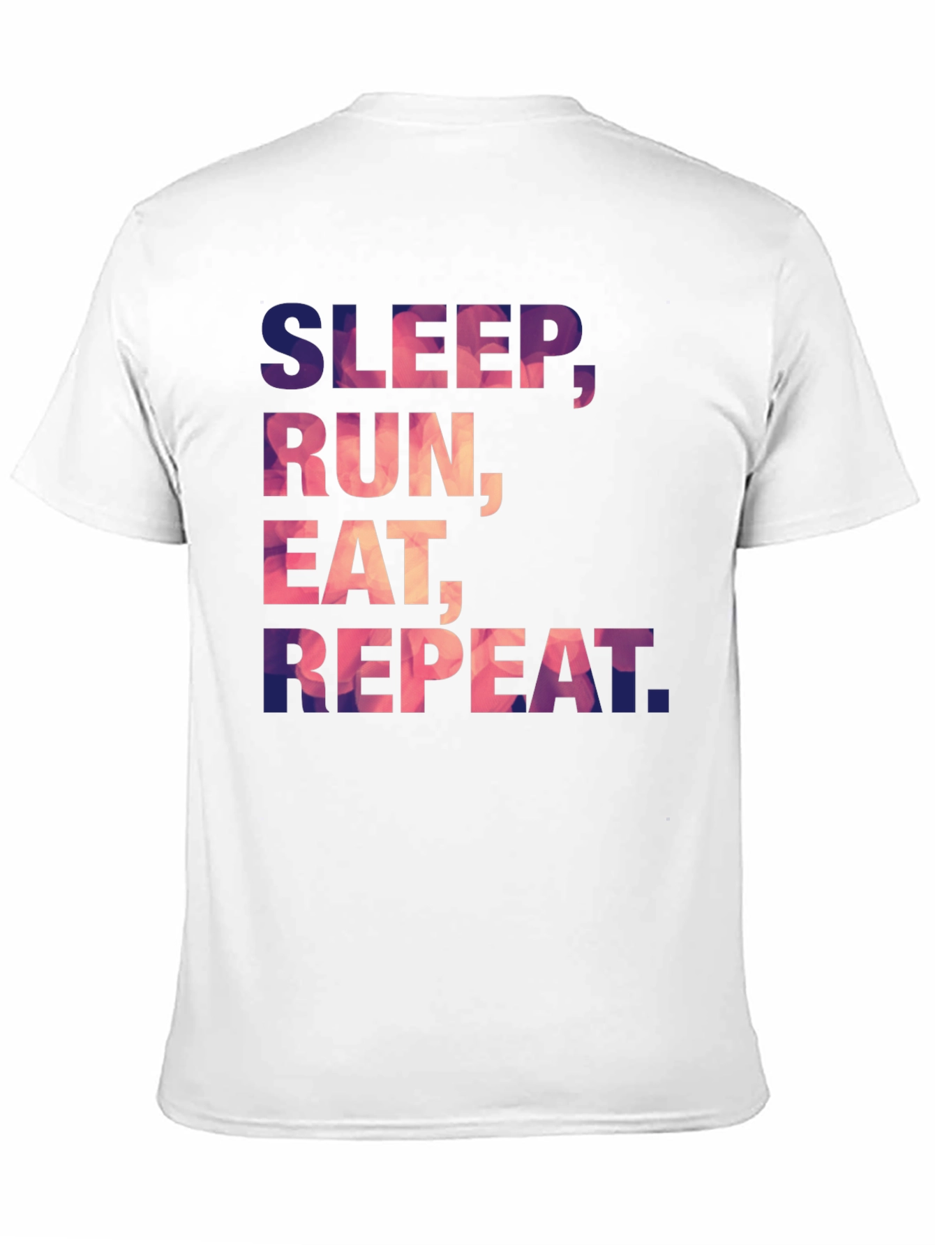 Black Sleep Run Eat Repeat Graphic Tee view 11