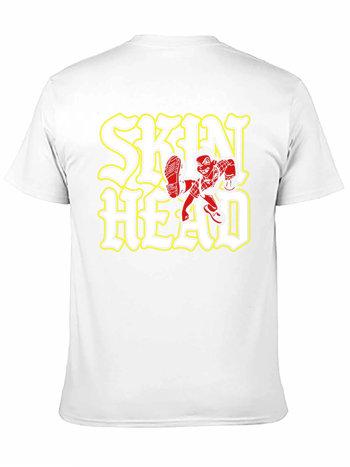 Black Skinhead Graphic Black T-Shirt view 11