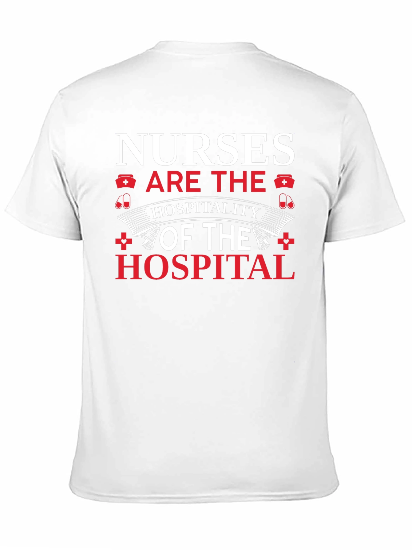 Black Nurses Hospitality T-Shirt - Black view 11