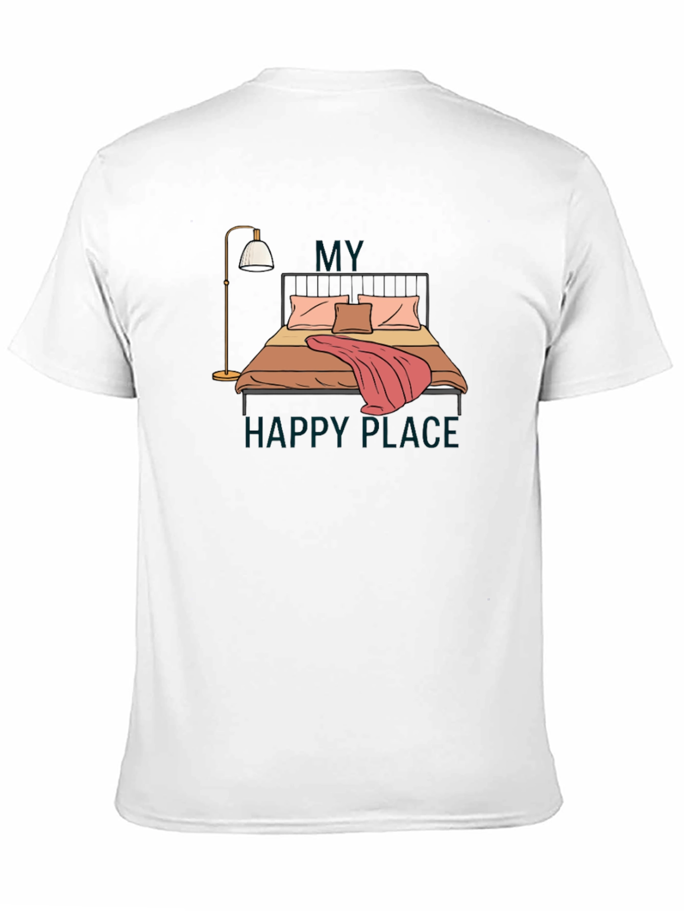 Black My Happy Place Graphic Tee - Comfort Zone T-Shirt view 11