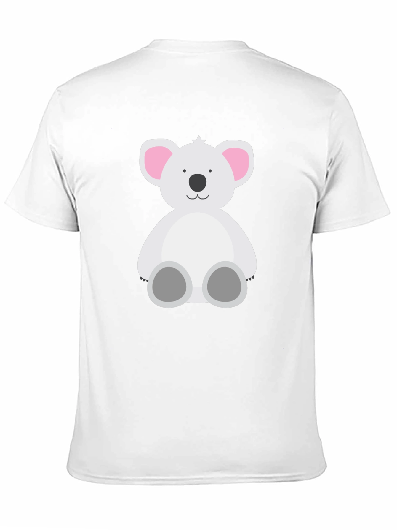 Black Cute Koala Bear Graphic T-Shirt view 11