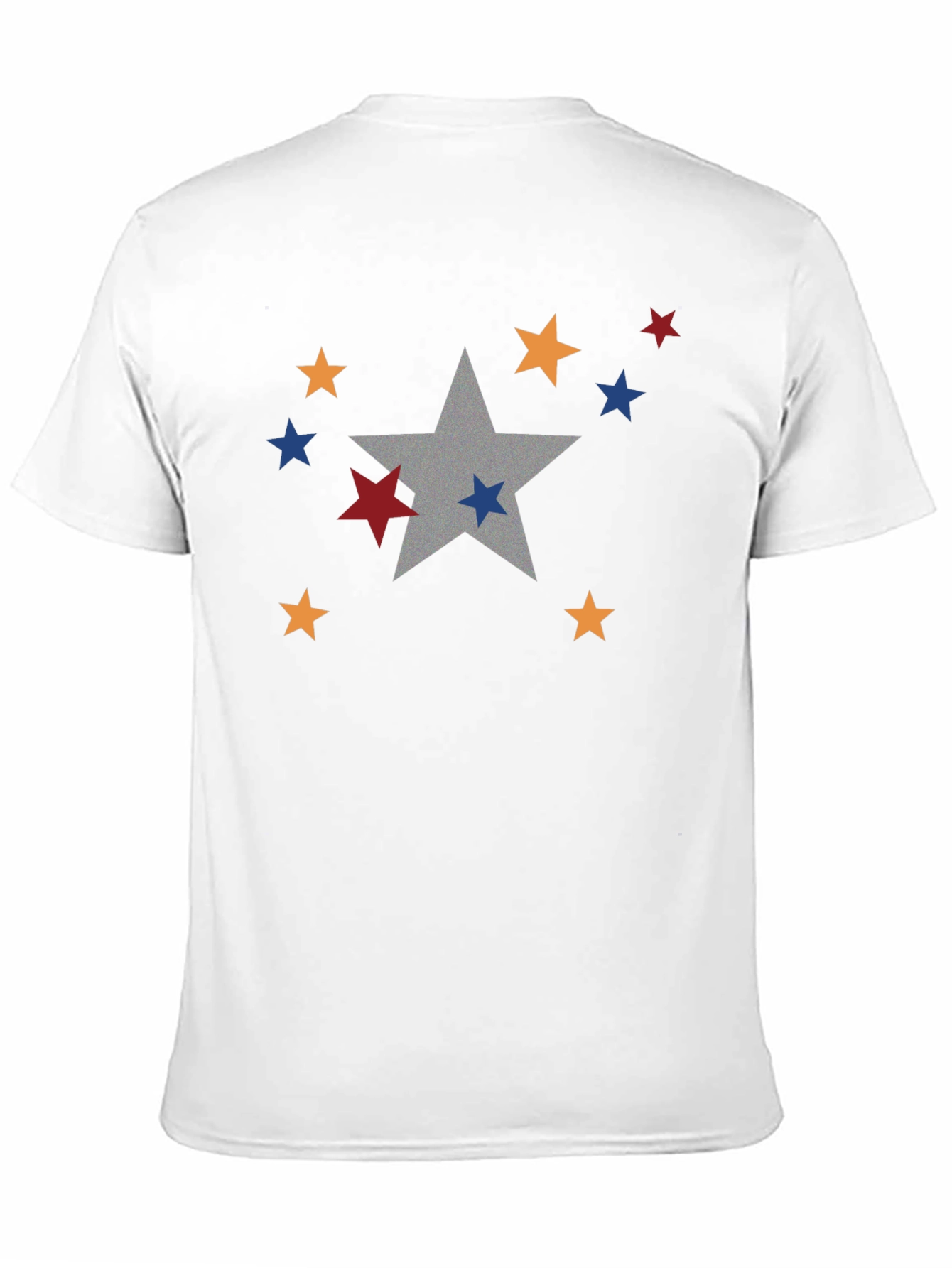 Black Starry Black T-Shirt - Casual Style view 11