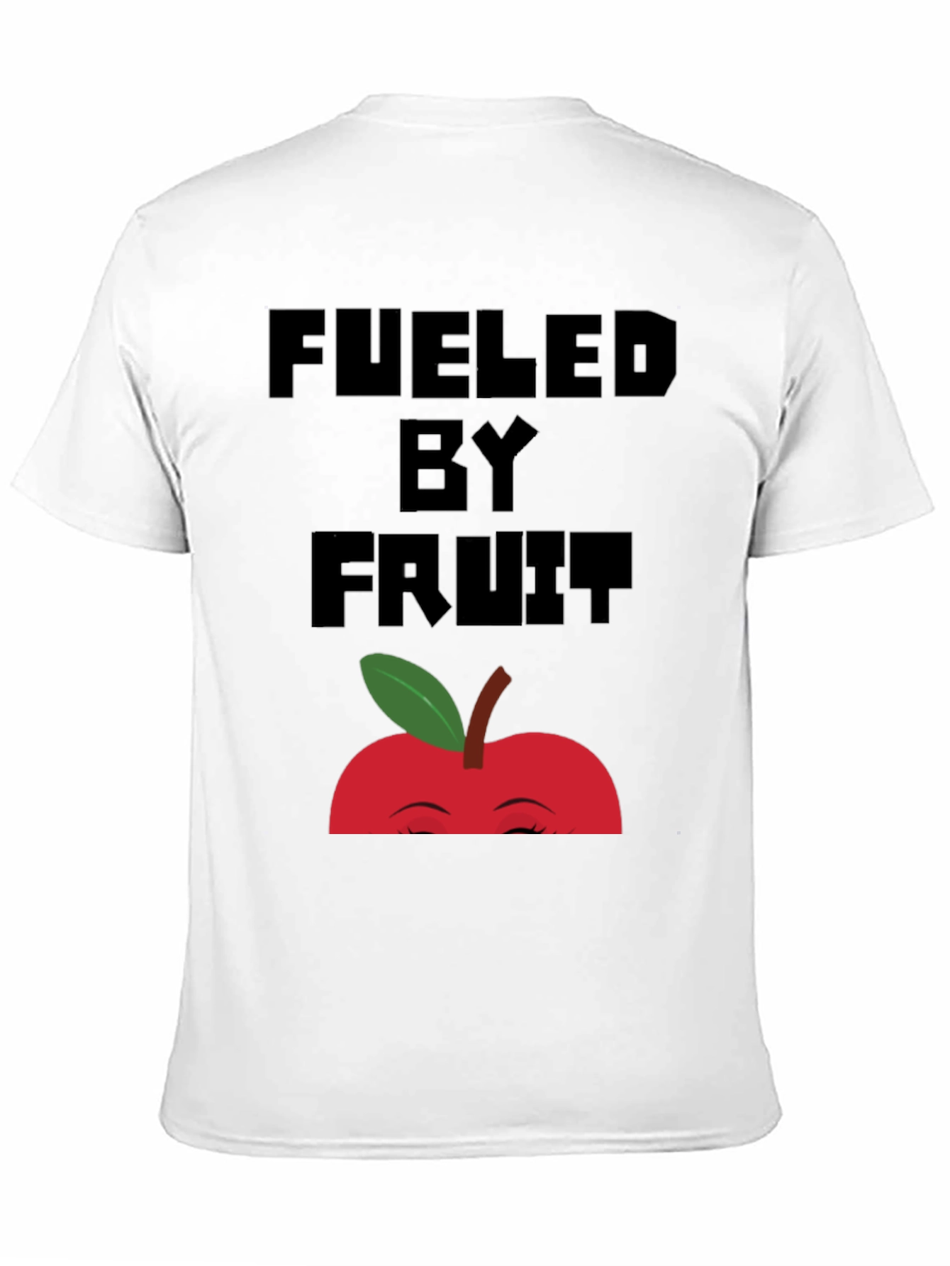 Fueled By Fruit Graphic Tee - Unisex Black T-Shirt - 11